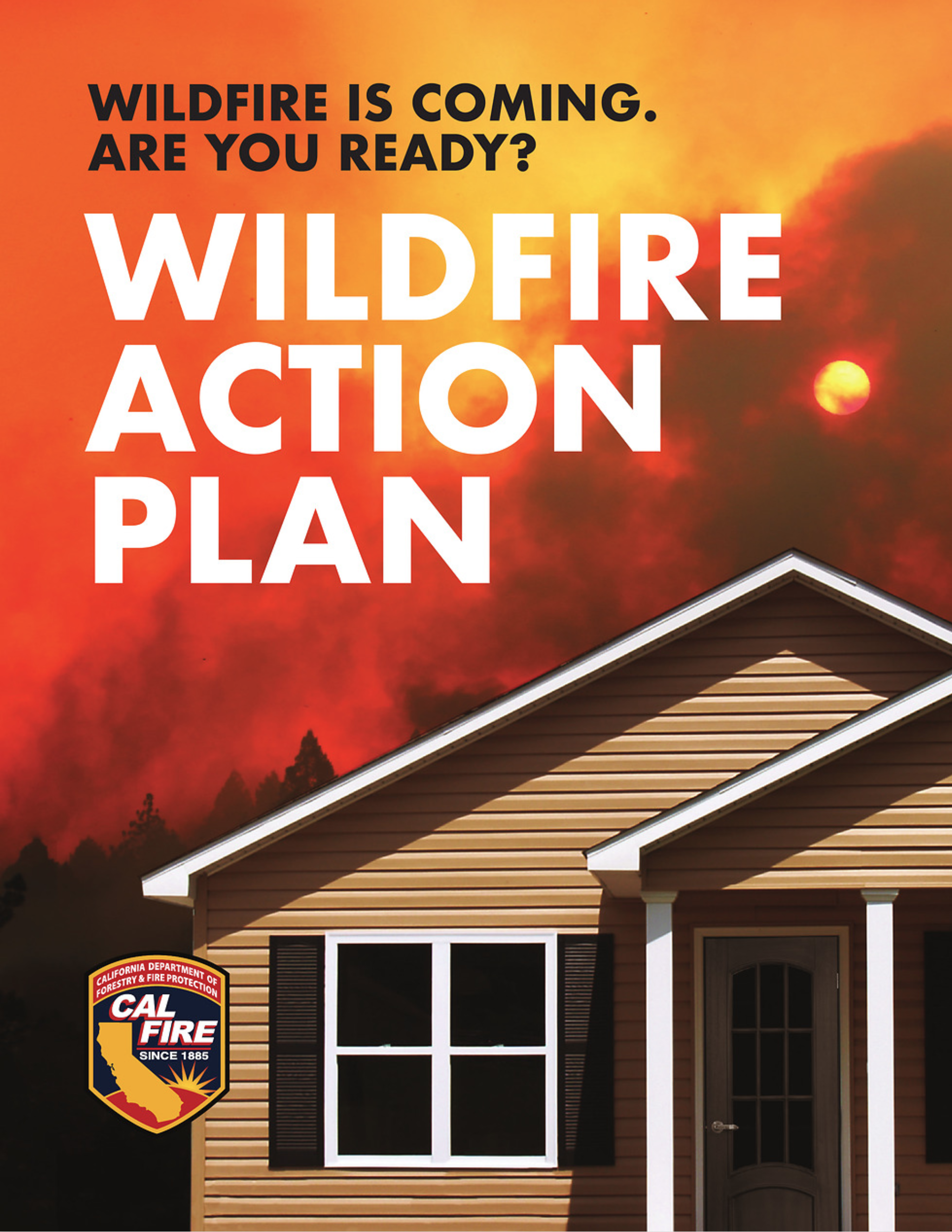 Cal Fire Wildfire Action Plan magazine cover