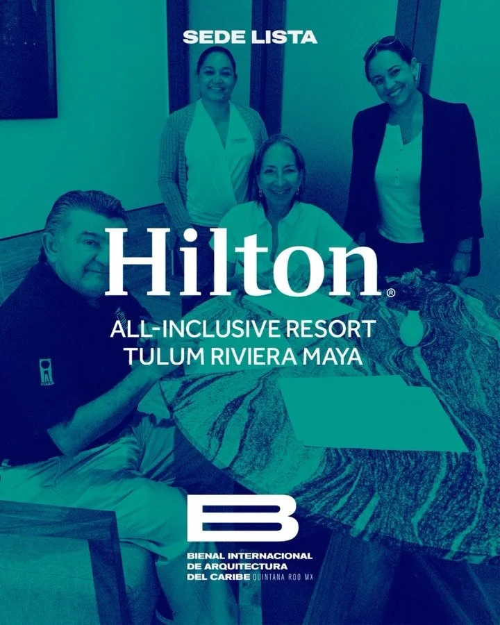 Luego de afinar los &uacute;ltimos detalles por parte de la organizaci&oacute;n de la bienal y la sede en el hotel Hilton Tulum Riviera Maya, los arquitectos Lupita Portilla y Manuel Barrero, a nombre de la Biarqc, han consolidado el acuerdo.

Te esp