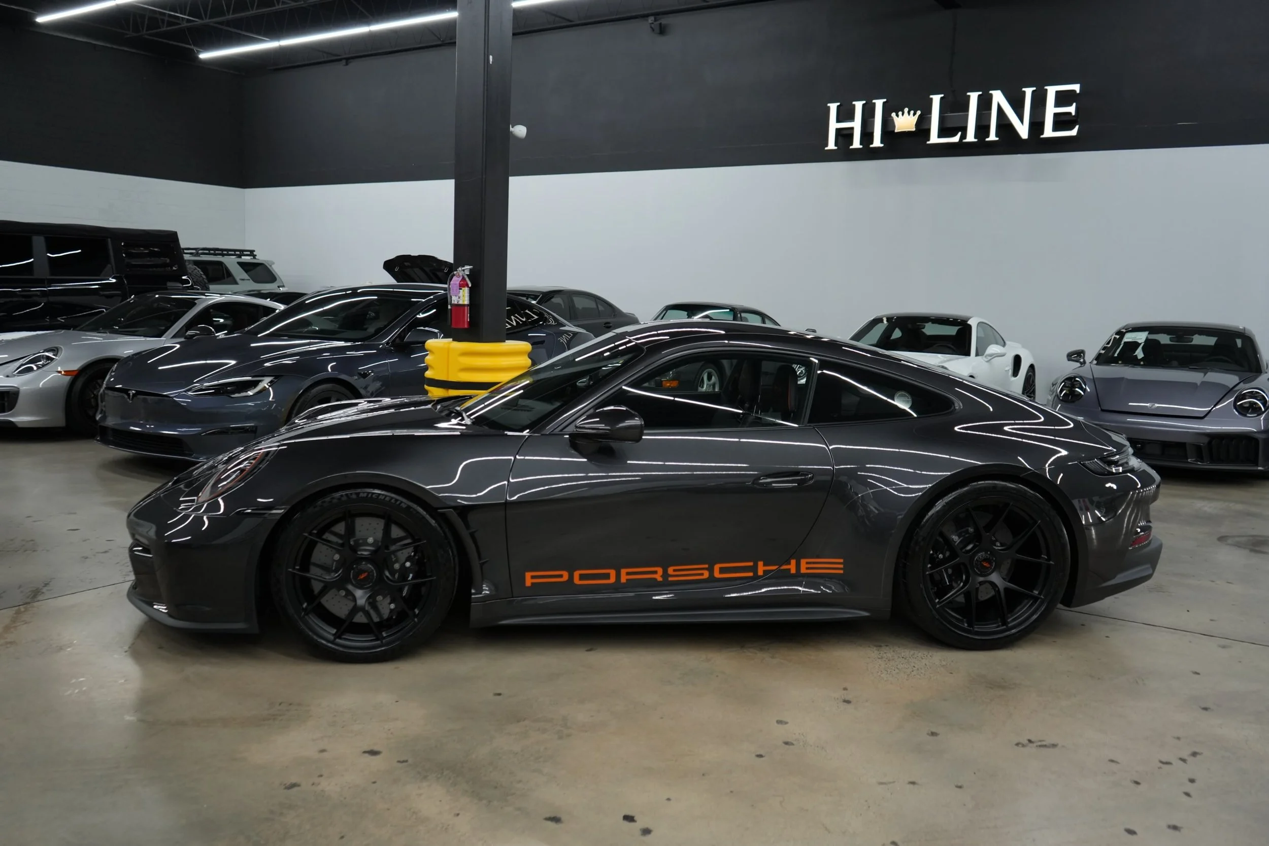 PTS Sonderwunsch 911 S/T received custom full body PPF installation and Ceramic Coating on all exterior surfaces.  A car worth 7 figures deserves the best protection available.