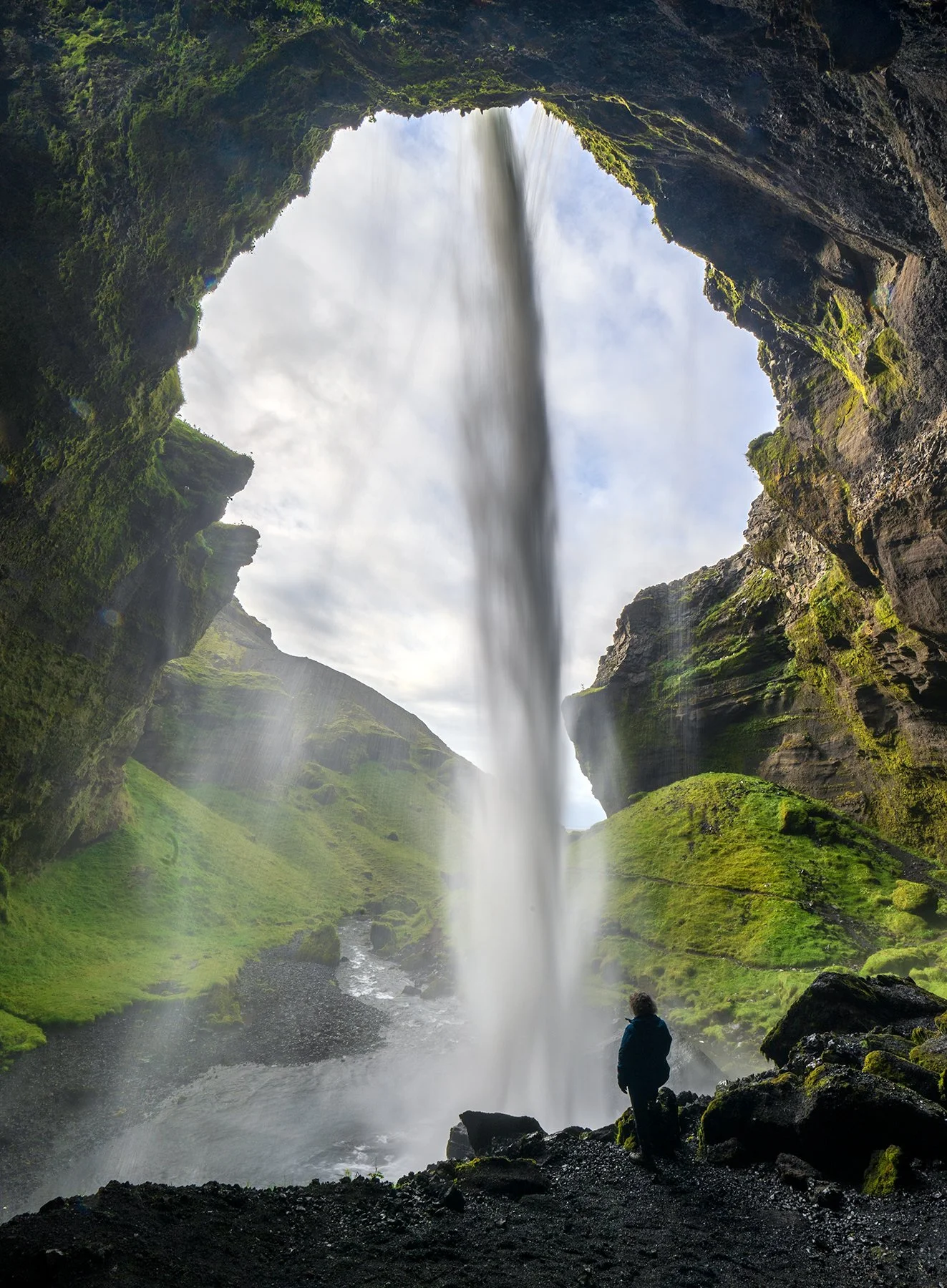 View From Behind the Falls