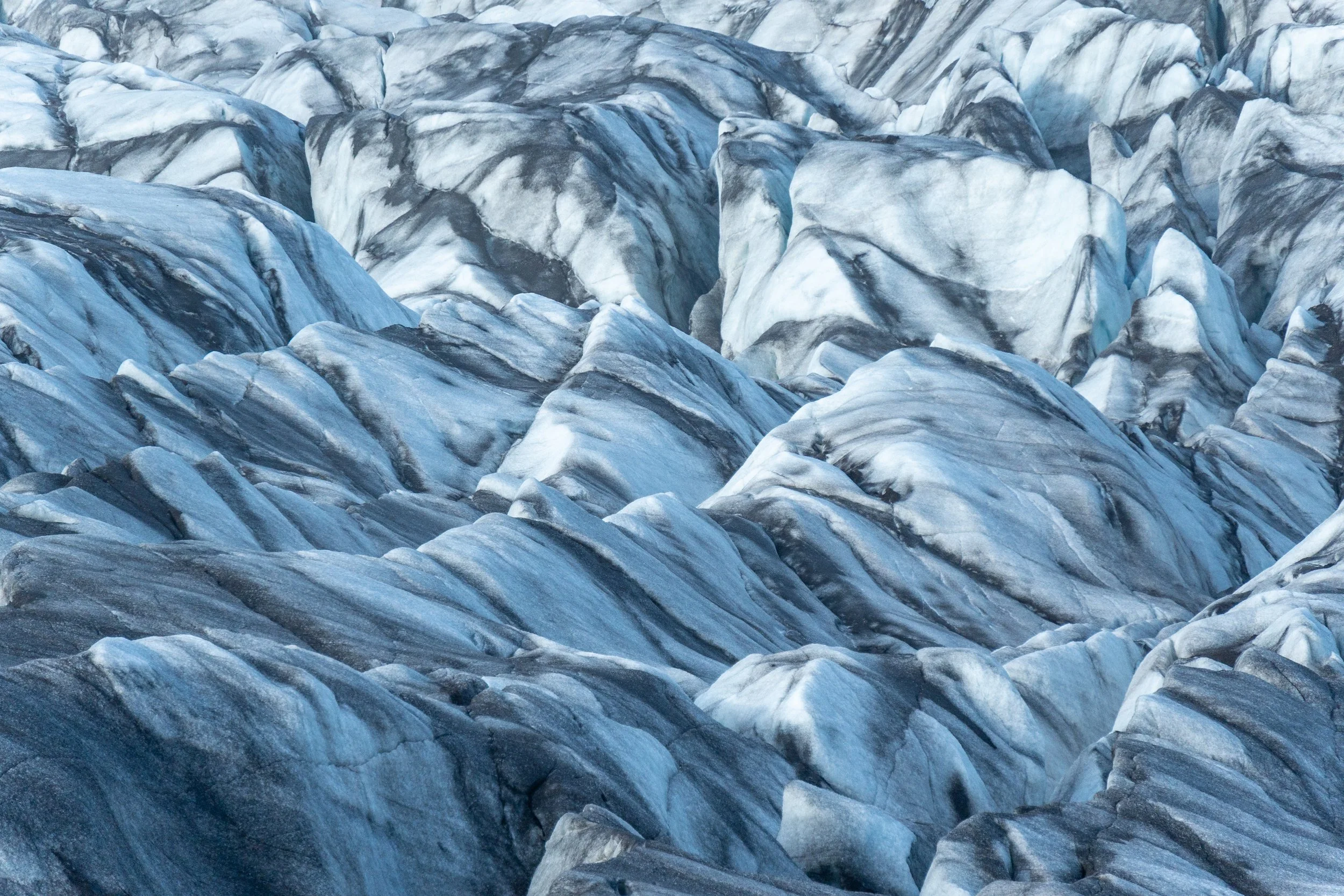 Striped Glacier Ice