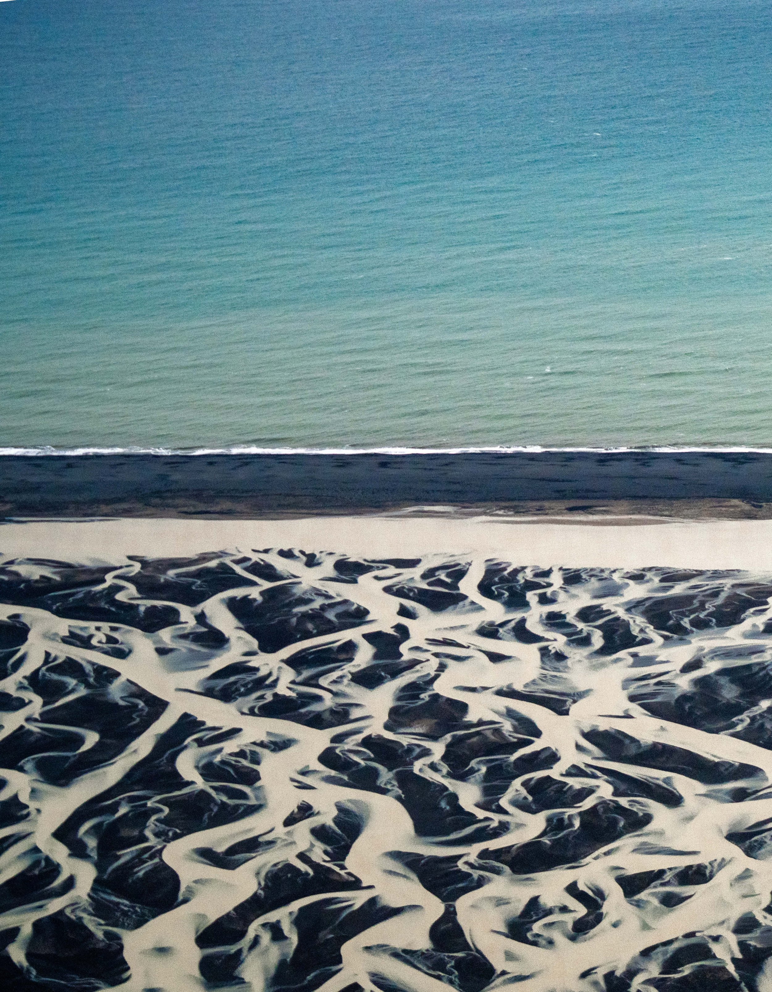 Braided Rivers Leading to Ocean