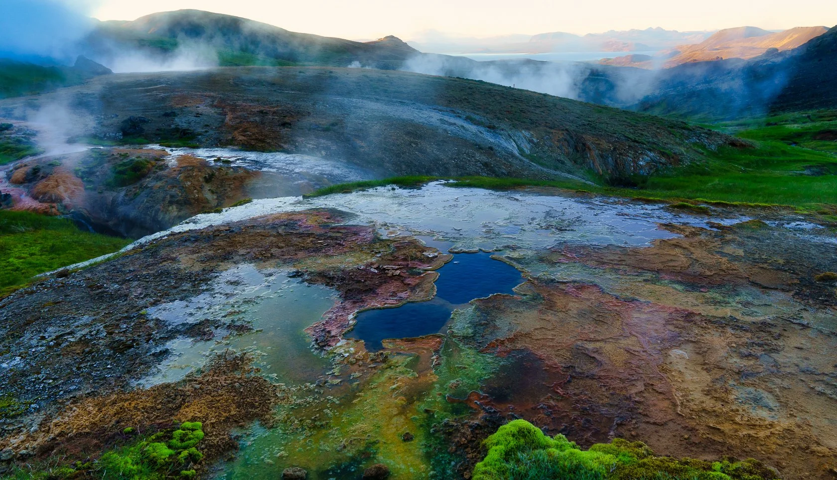 Colorful Geothermal Landscape