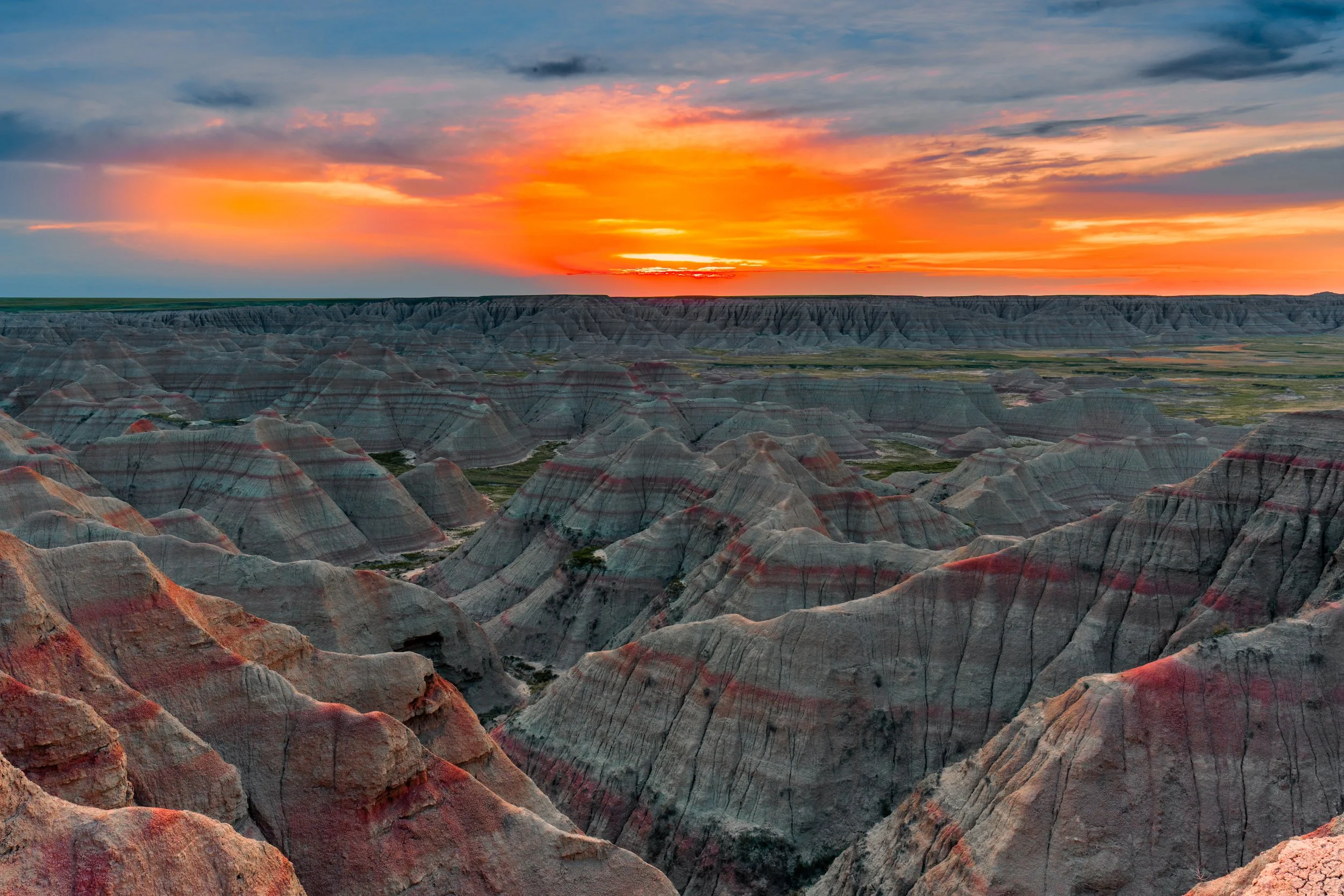 Badlands Sunset