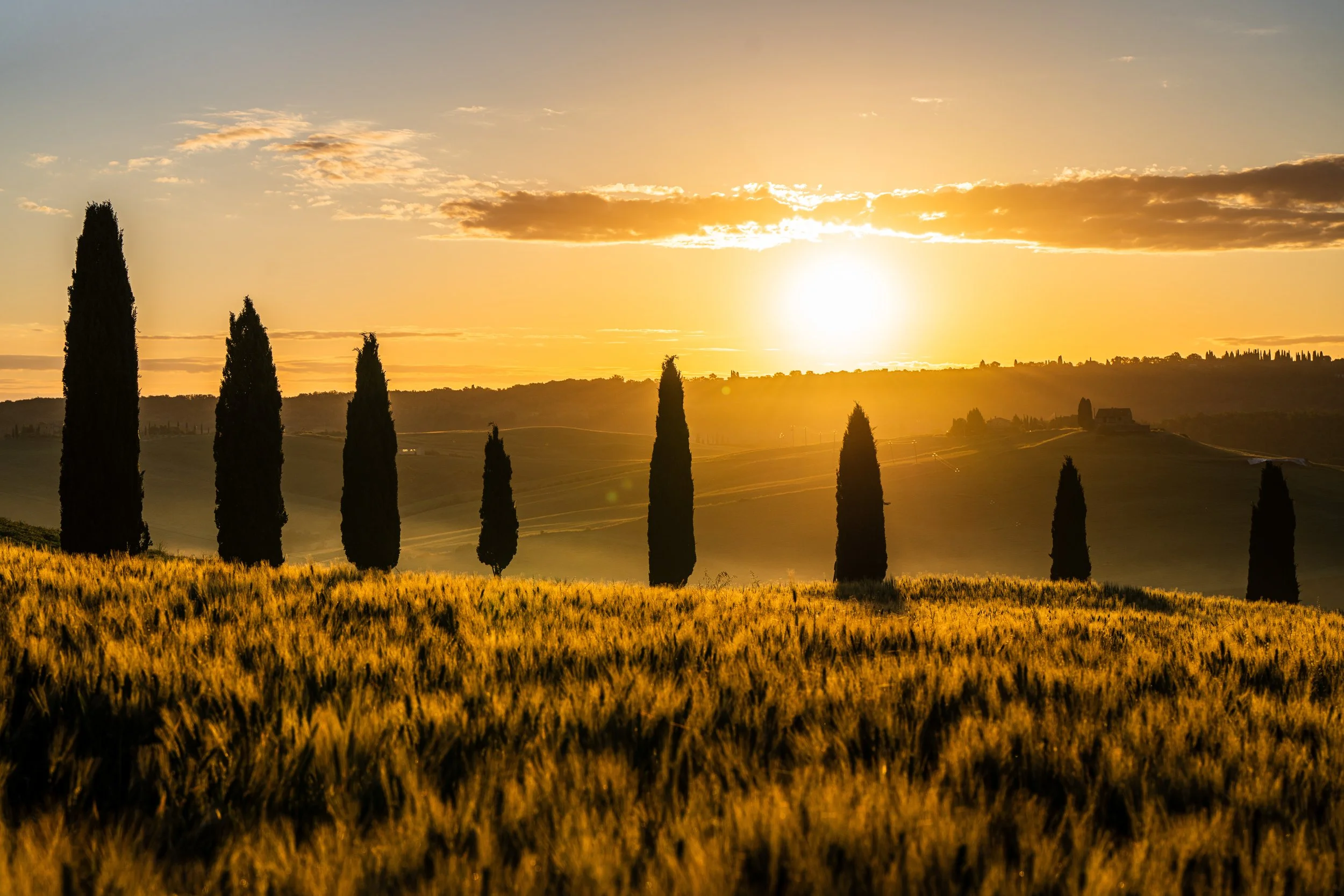Beauty of the Tuscan Sunrise
