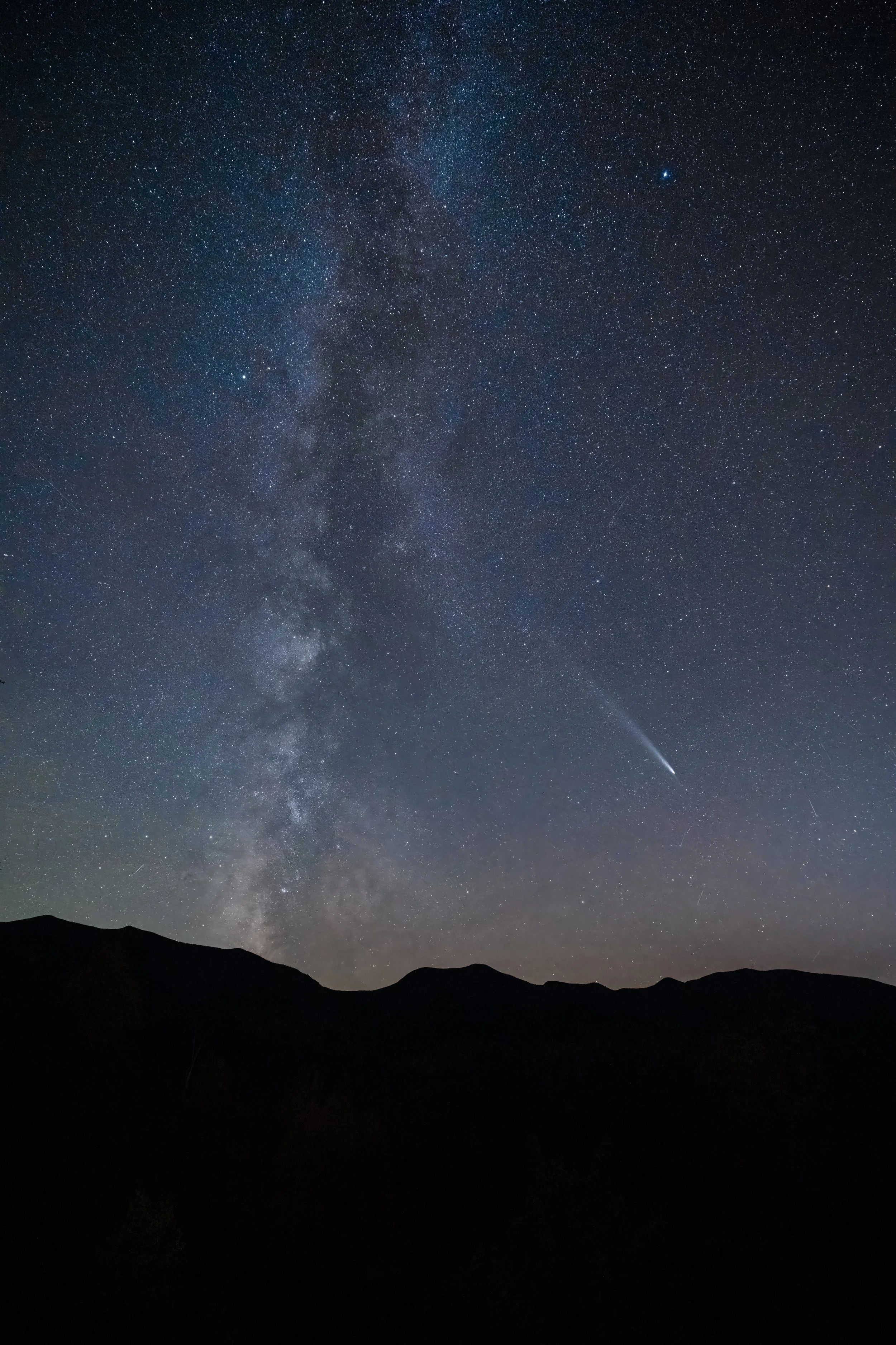 Milky Way and Shooting Star