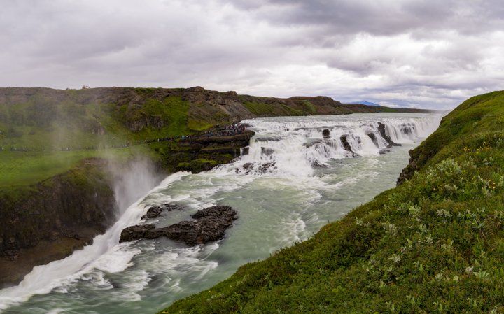 Gullfoss From the Back