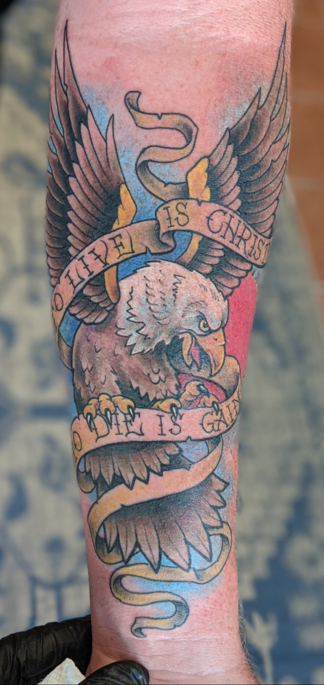 traditional eagle tattoo