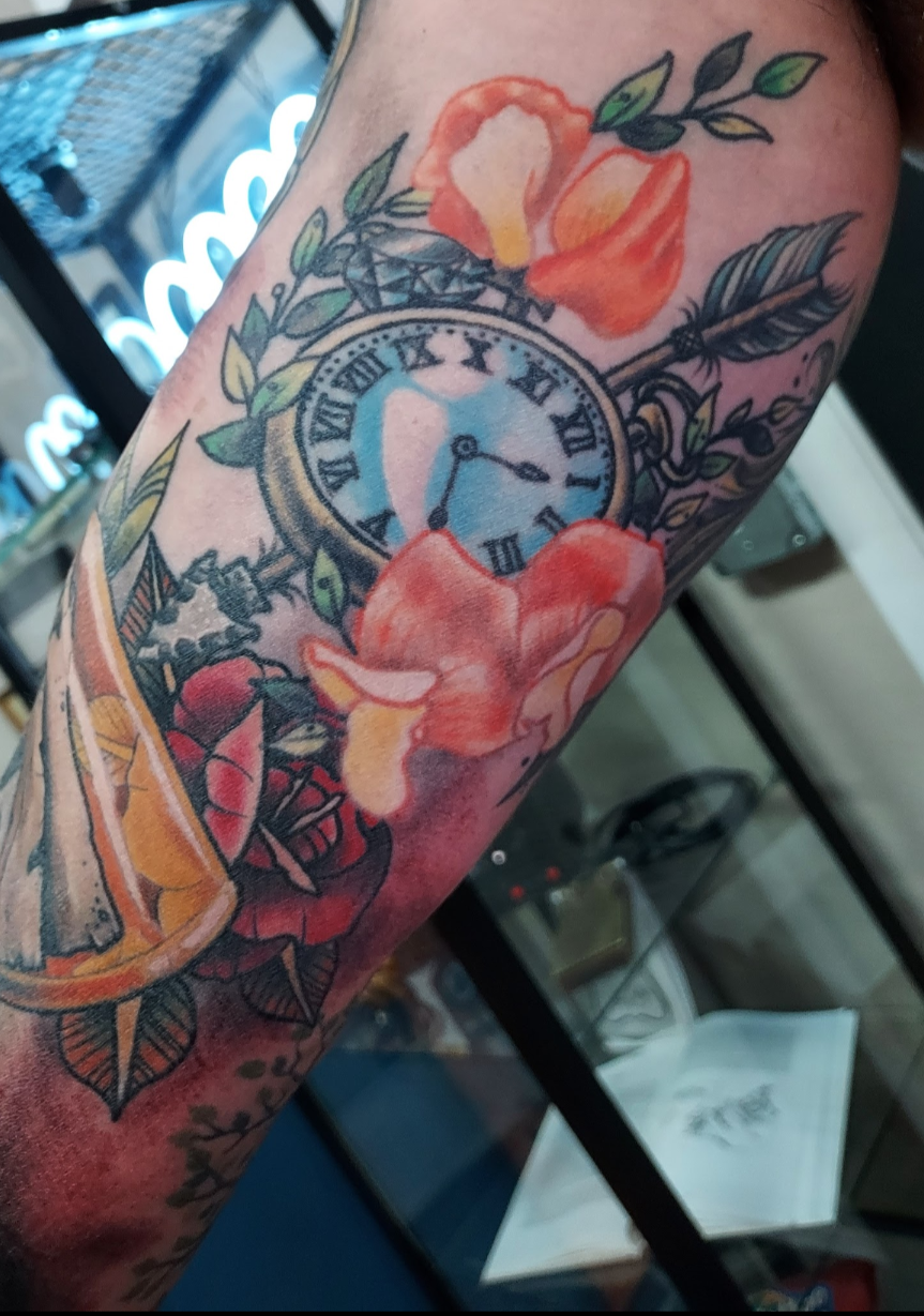 neo-trad pocket watch