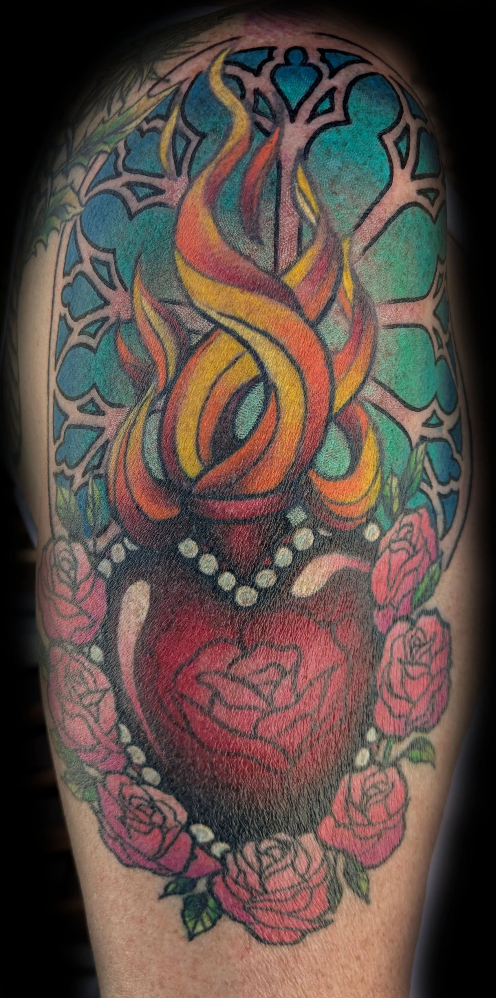 Neo-traditional sacred heart