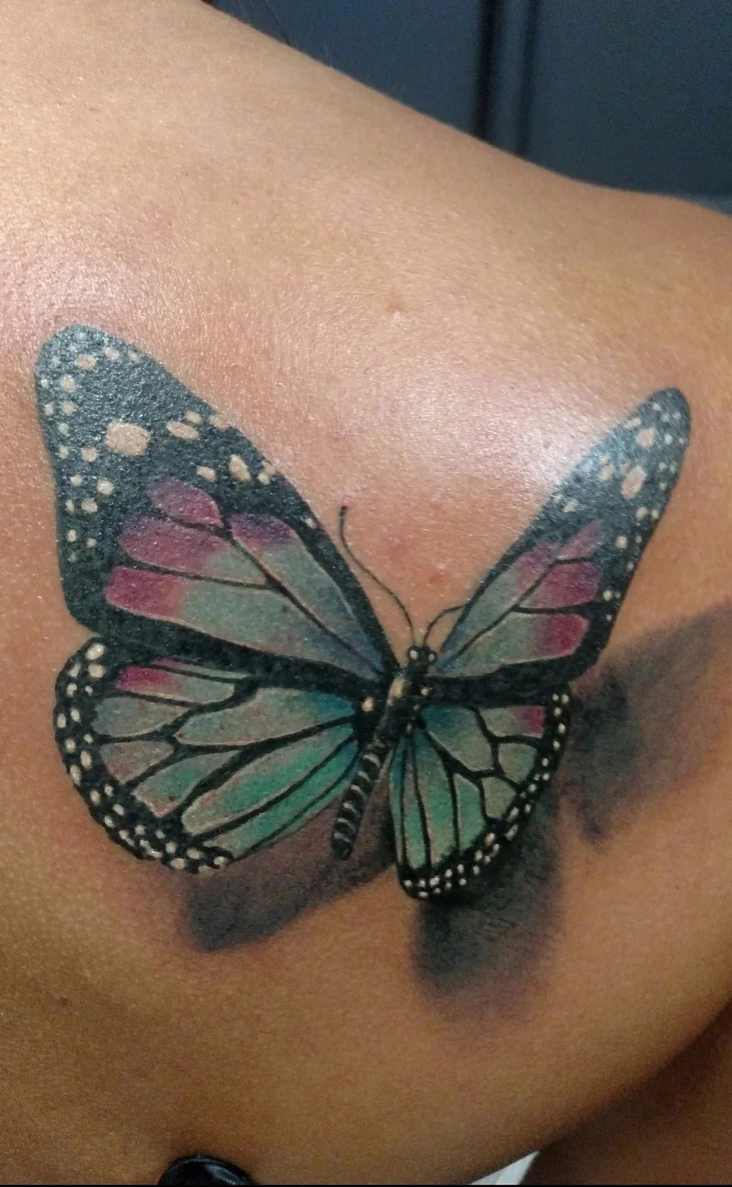 3d butterfly tattoo
