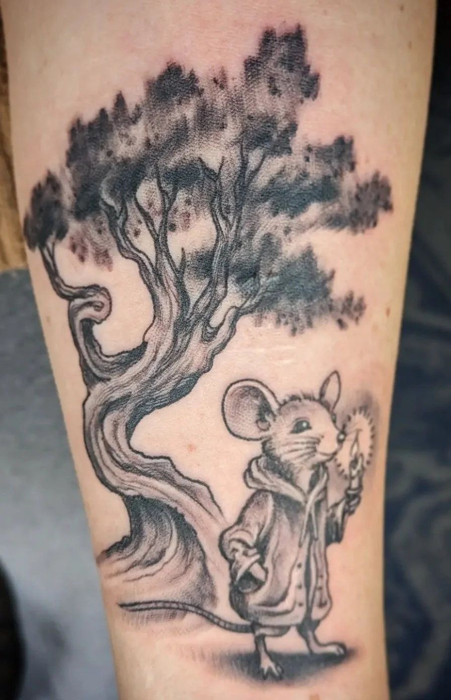 mouse tree tattoo 1