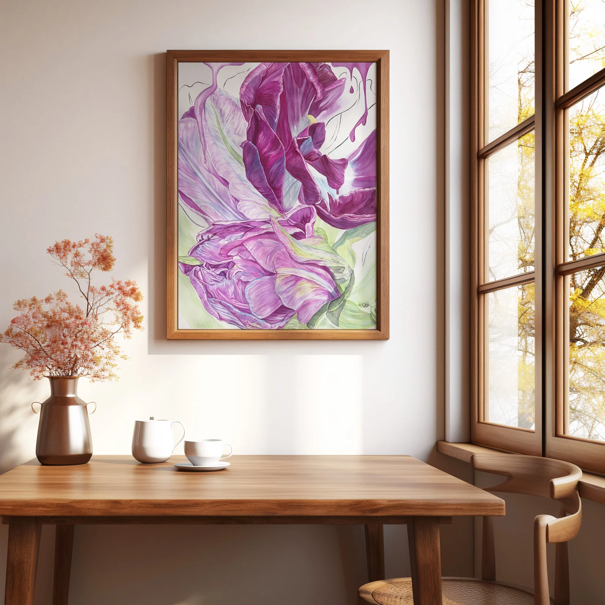 ColorFill: Purple Tulips