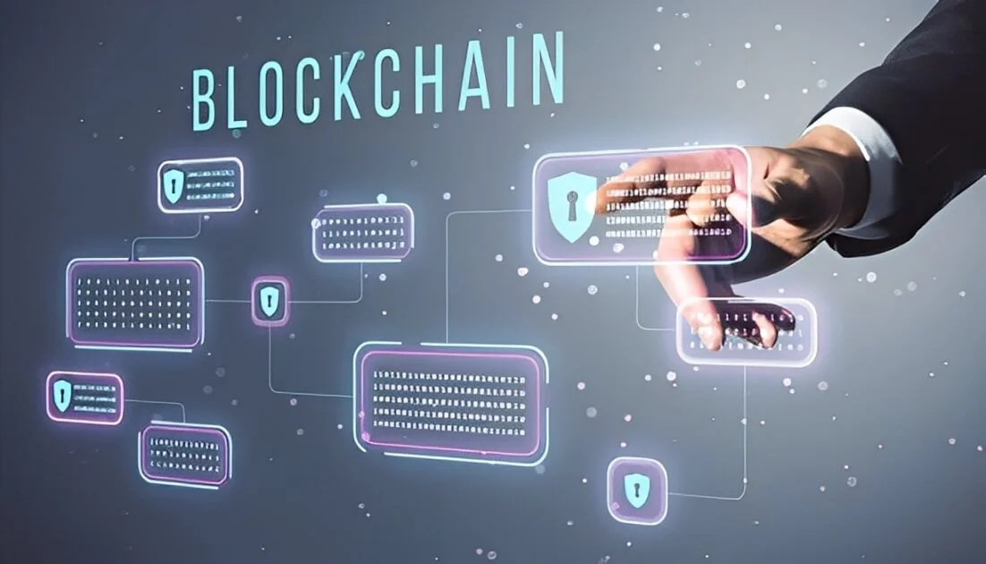 Investor leveraging blockchain technology for innovative wealth strategies and secure digital asset investments.