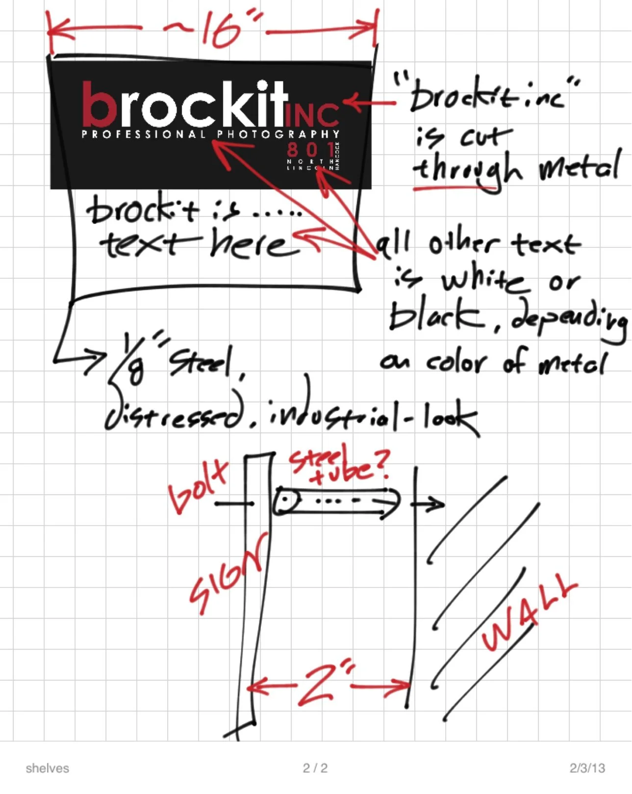 we need a sign, and you're going to make it