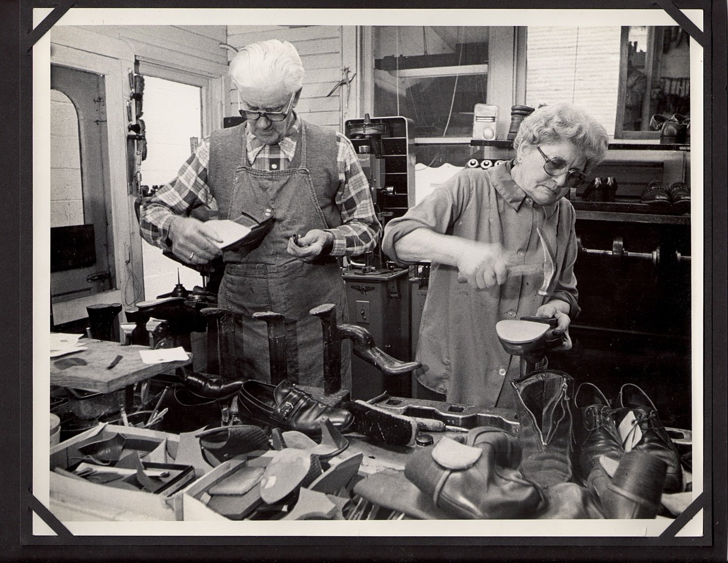 my grandparents immigrated from the Netherlands not long after World War II. they arrived with one trunk, no English, and a lot of hope. before they left, my grandfather was briefly captured by German soldiers for his shoemaking skills. my grandmothe