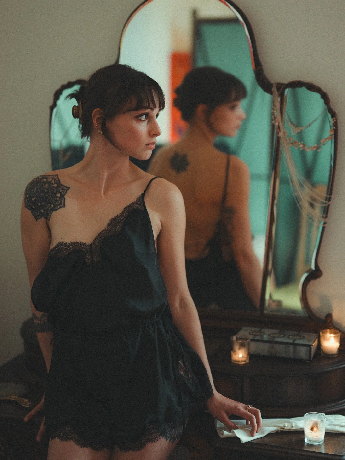 I&rsquo;m starting to post photos for me. just for the things I love &mdash; and I&rsquo;ll explain them as I go. the how. the why. how they felt.

this is my friend Sierrah. we&rsquo;ve worked together for over a decade &mdash; muse, model, co-consp