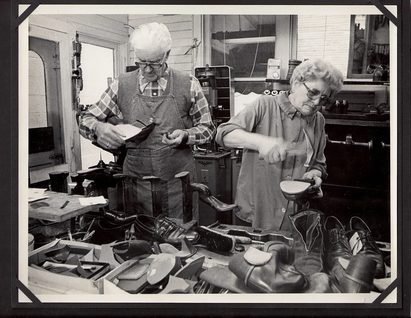 my grandparents immigrated from the Netherlands not long after World War II. they arrived with one trunk, no English, and a lot of hope. before they left, my grandfather was briefly captured by German soldiers for his shoemaking skills. my grandmothe