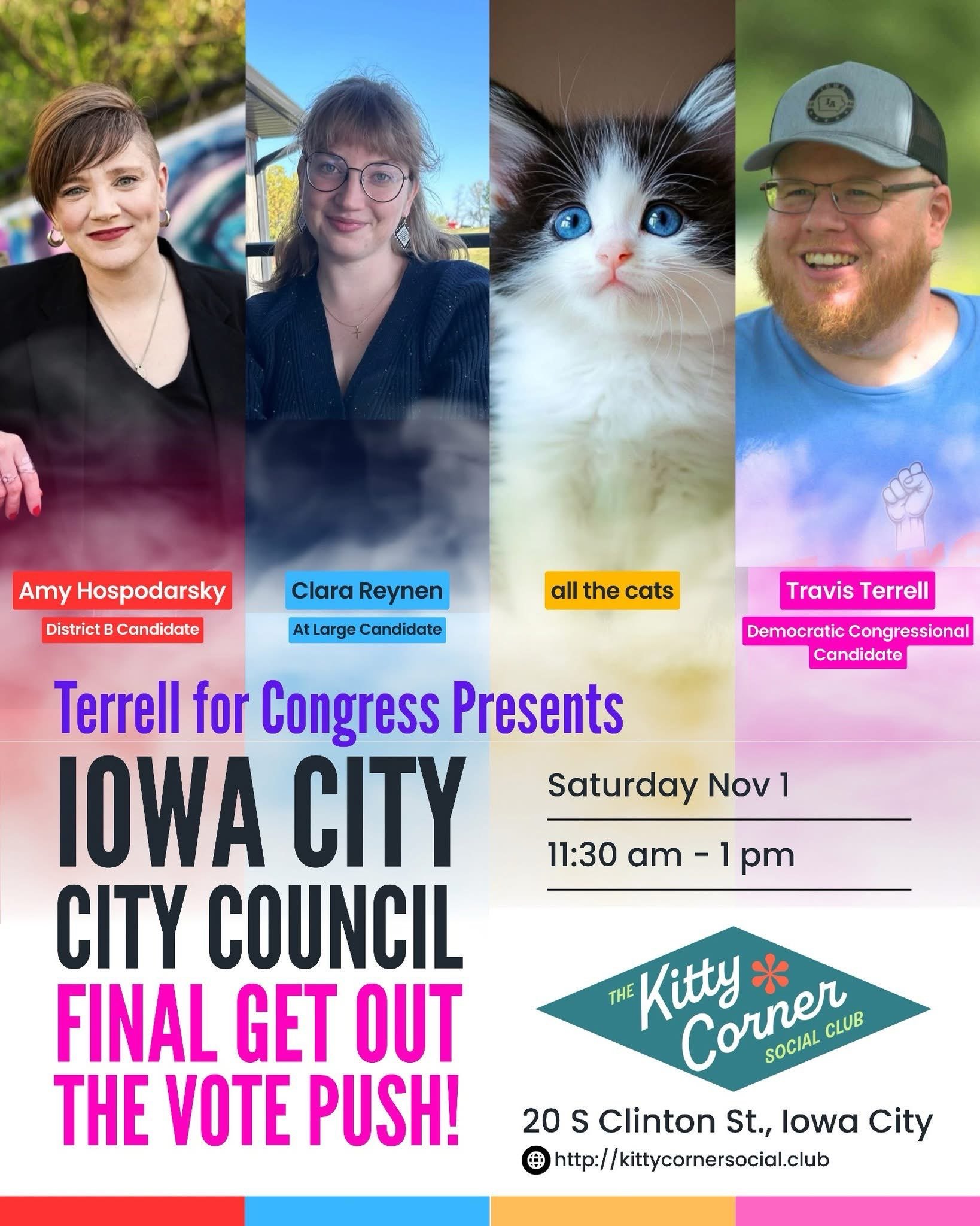 Final Get Out the Vote Push! Presented by Terrell for Congress