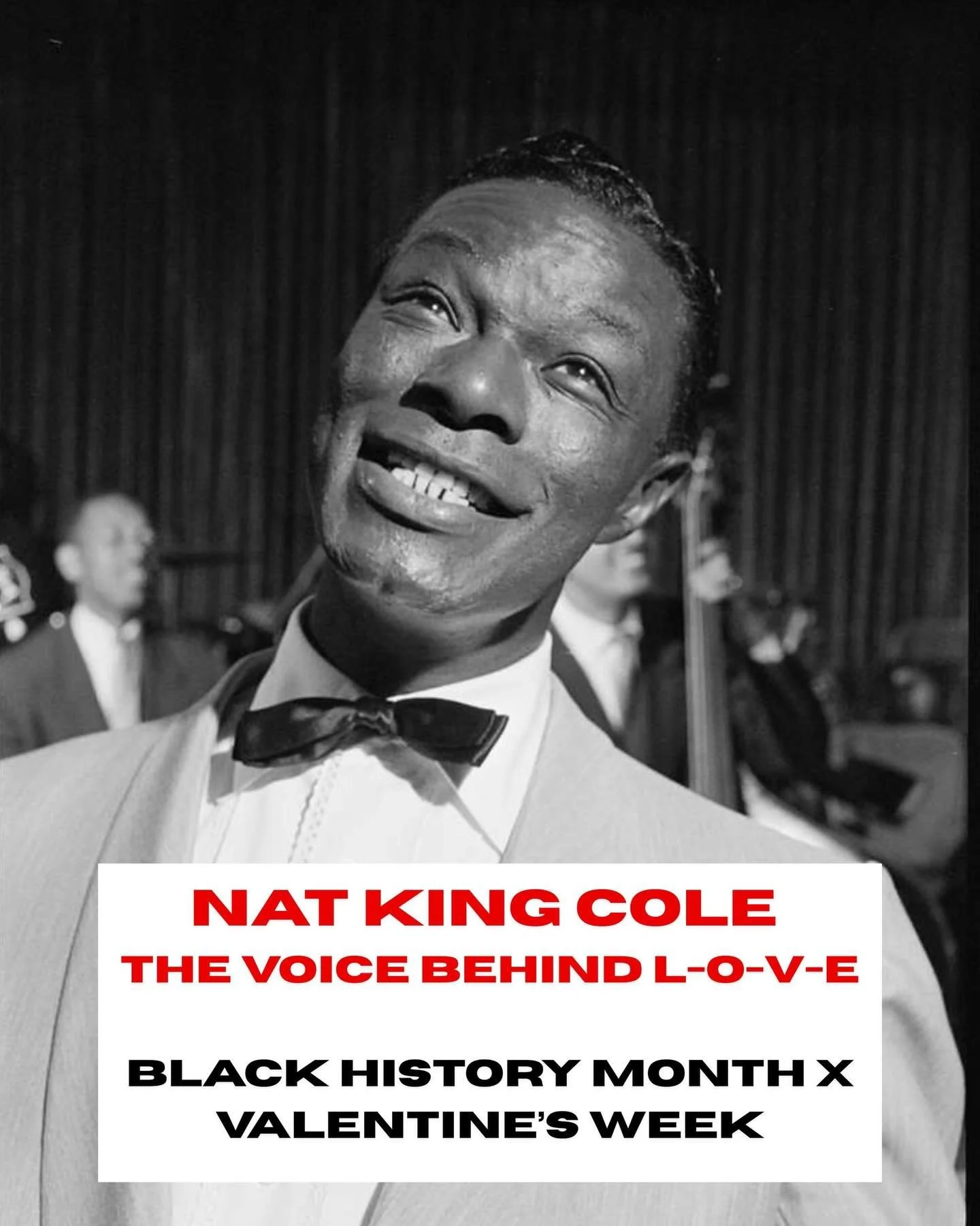 This Valentine&rsquo;s Week and Black History Month, we celebrate a giant🎙️

Nat King Cole wasn&rsquo;t just the voice behind &ldquo;L-O-V-E.&rdquo;
He was a Chicago-raised jazz pianist who changed the sound of small-group swing 🎹
He became the fir