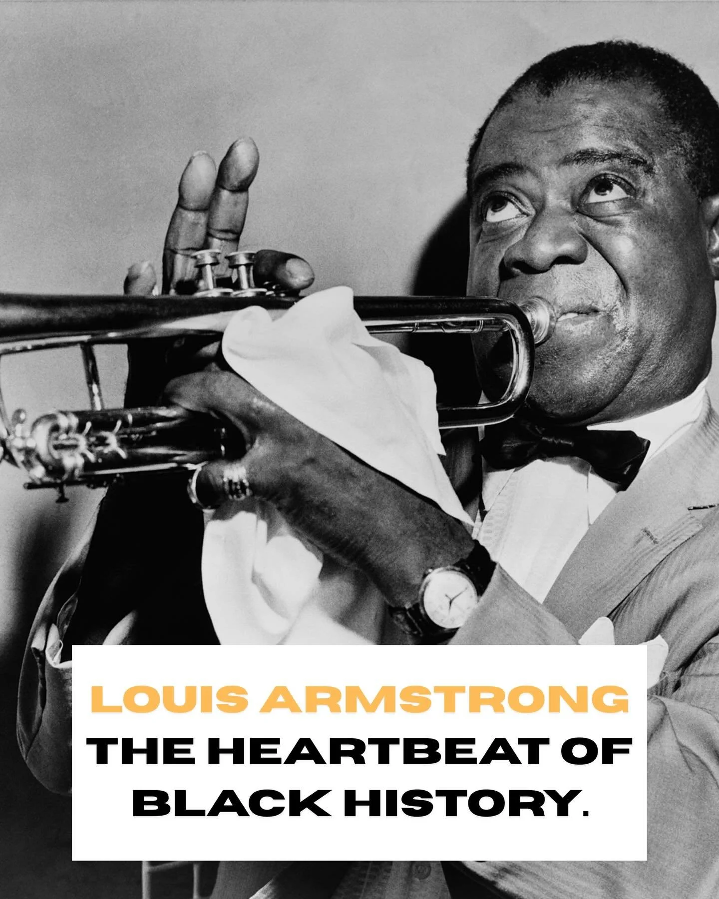 Louis Armstrong didn&rsquo;t just change jazz &mdash; he changed the sound of America.
From New Orleans streets to Harlem bandstands, from film sets to Carnegie Hall, his horn carried the story of Black creativity, resilience, and joy.

For Black His