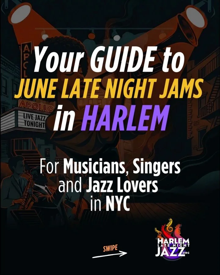 FOLLOW THE LATE NIGHT JAMS!

June nights in Harlem sound like this As Late night jams are happening across the neighborhood all month long - bringing musicians, singers, and music lovers together after dark.

In collaboration with participating Harle