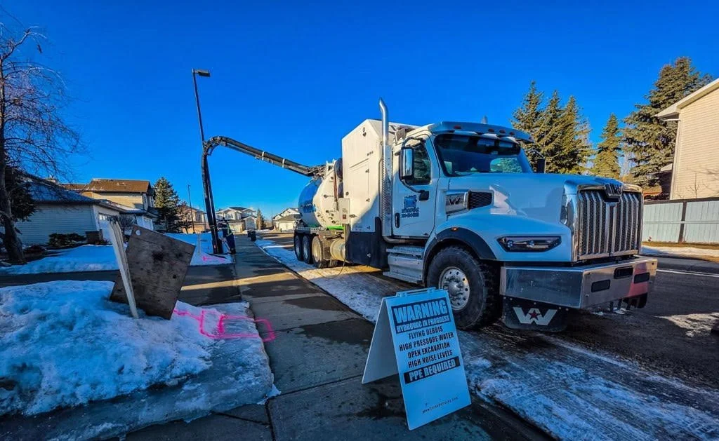 Hydrovac Excavation for Telecommunications and Fiber Installation