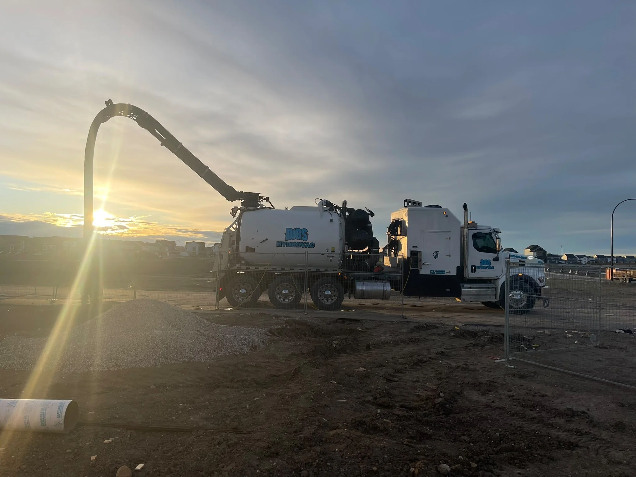 Hydrovac Excavation Around Existing Utilities in Calgary