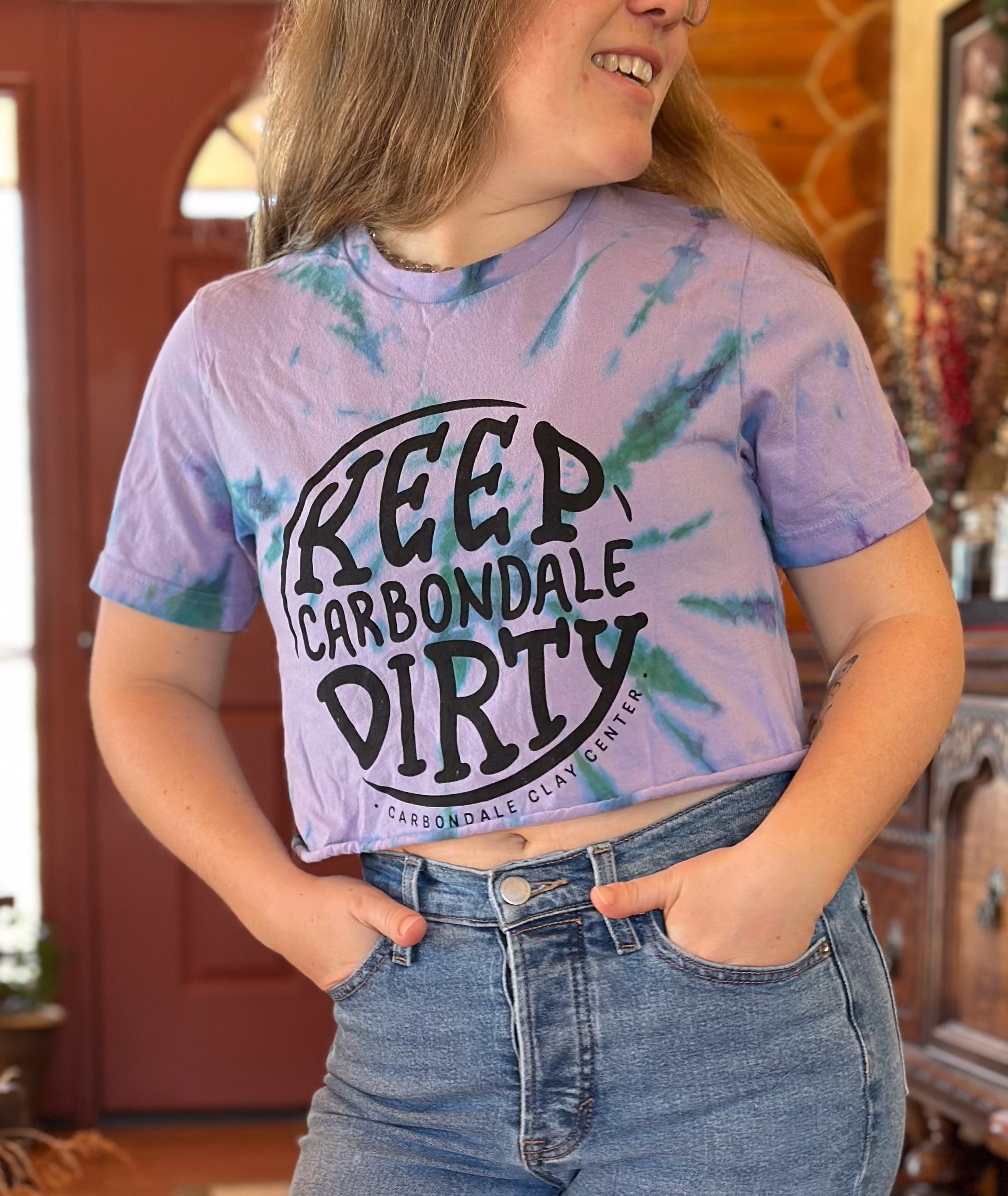 Merch design for a local non-profit ceramic studio, the Carbondale Clay Center.