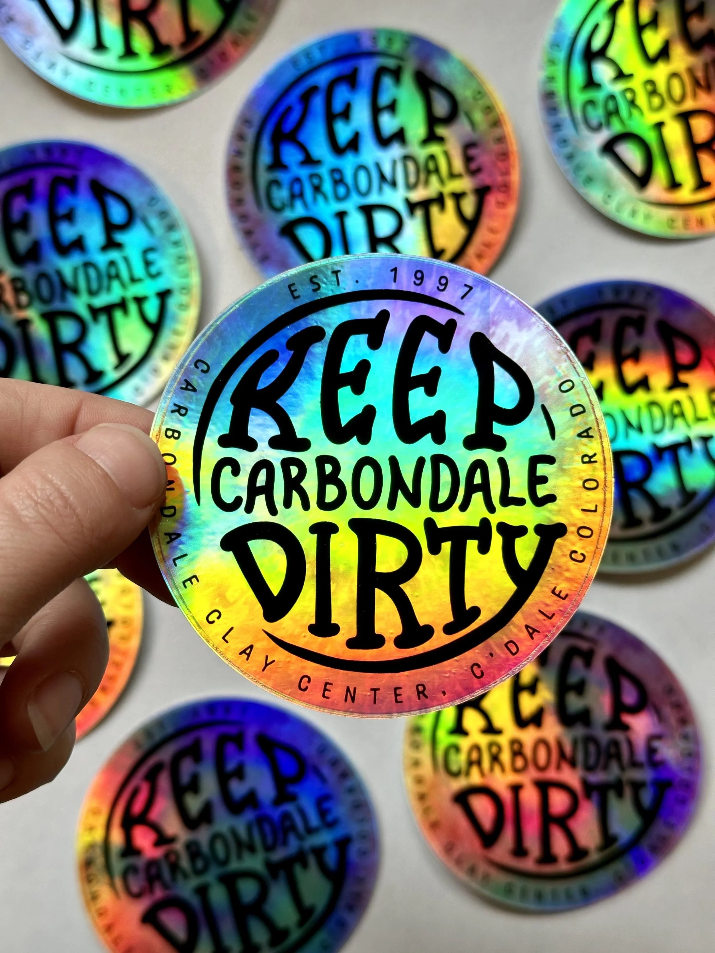 Original 'Dirty' sticker design for CCC