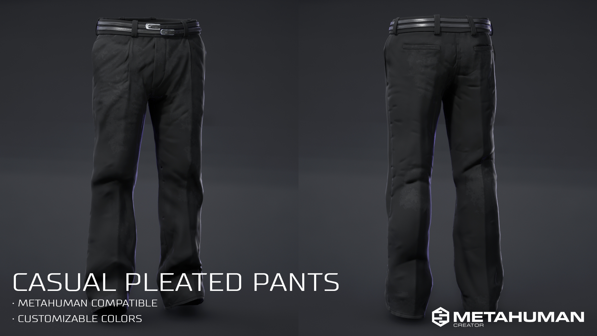 Customization is at the core of this asset. Easily adjust colors to match your character, brand identity, or scene palette. Whether you're going for neutral tones, bold statements, or stylized looks, the included material setup makes iteration fast a