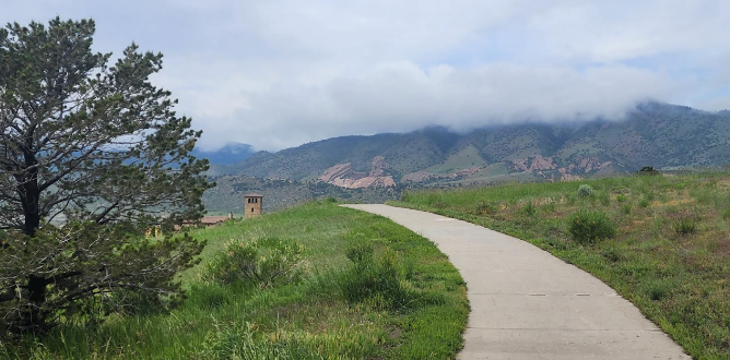 Curving paved path leading toward misty mountains, symbolizing how leadership strengths provide direction and steady progress