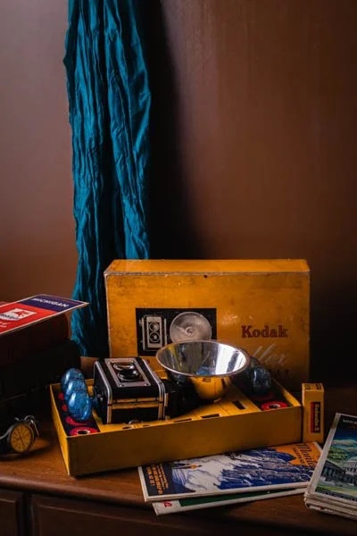 vintage styled product photography 