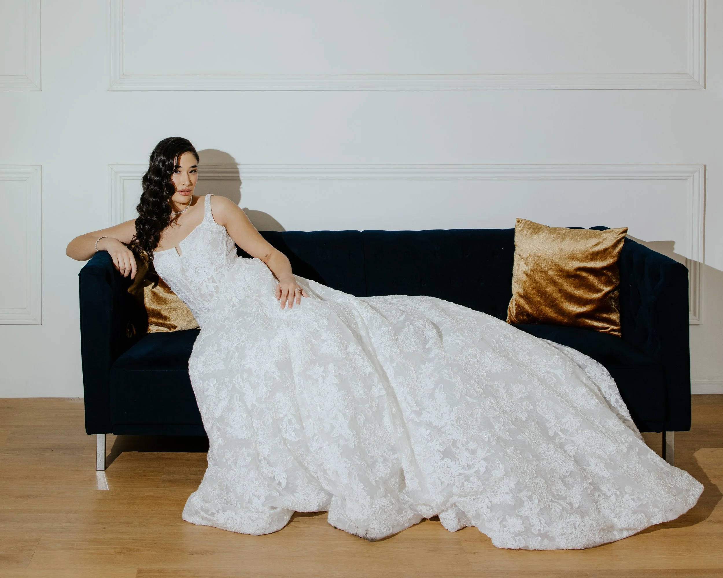 editorial bride elegant luxury makeup hollywood waves