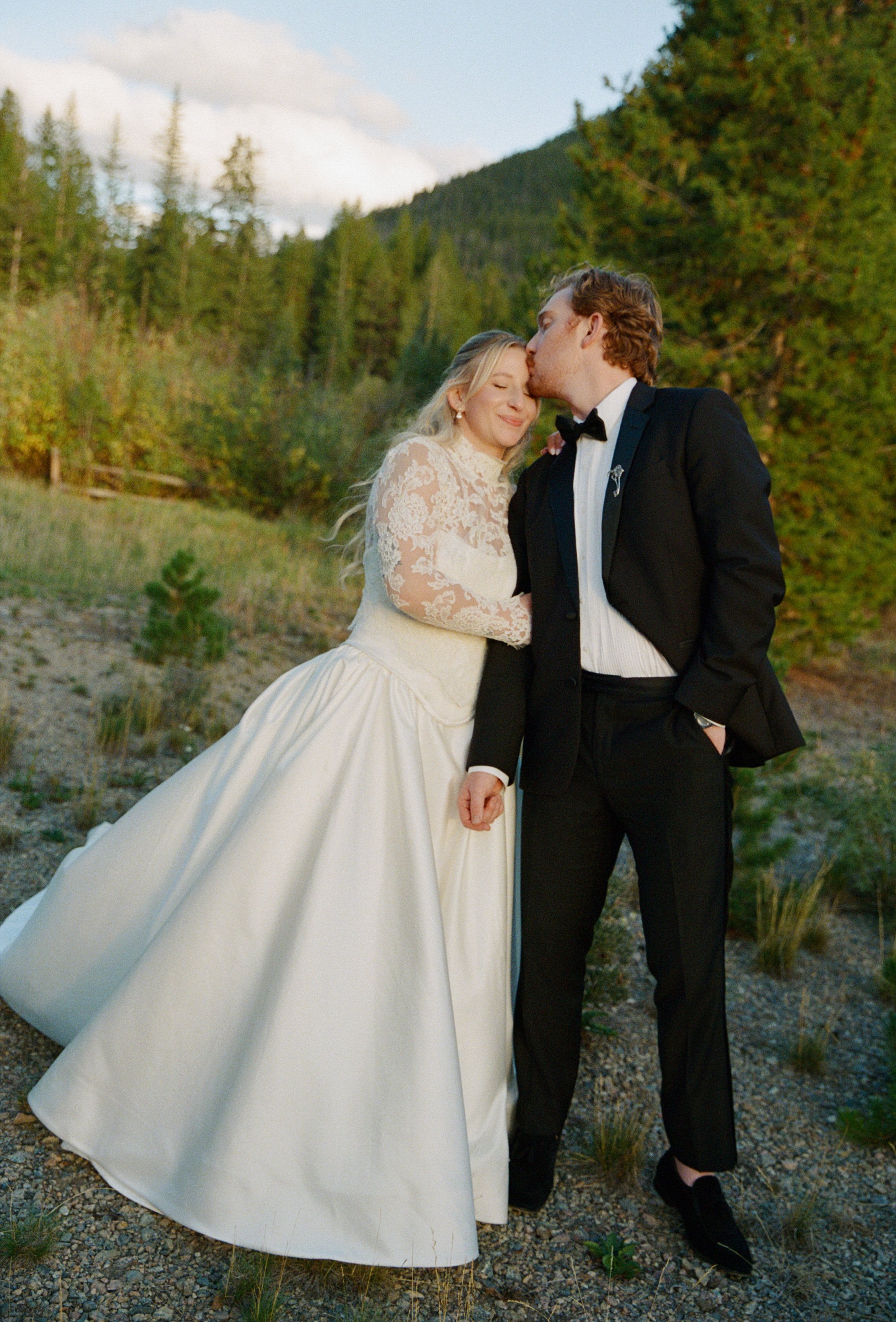 wedding keystone colorado mountains destination bride groom