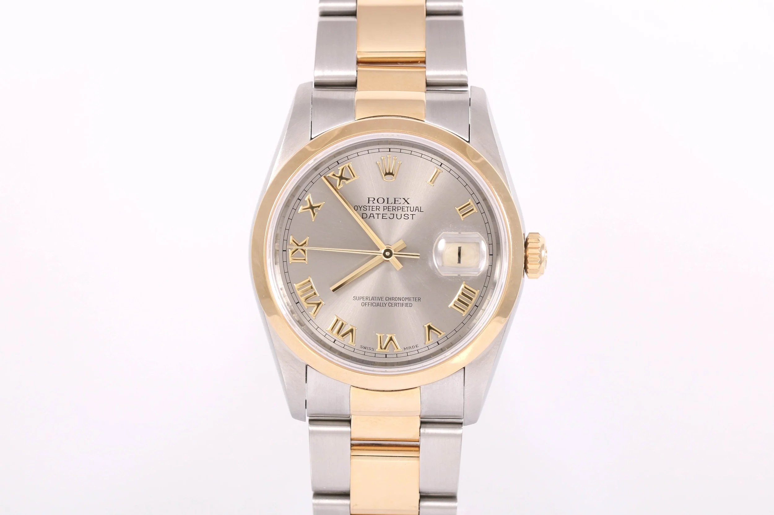 1996 Rolex Datejust 36 - 16203 (Grey Roman)