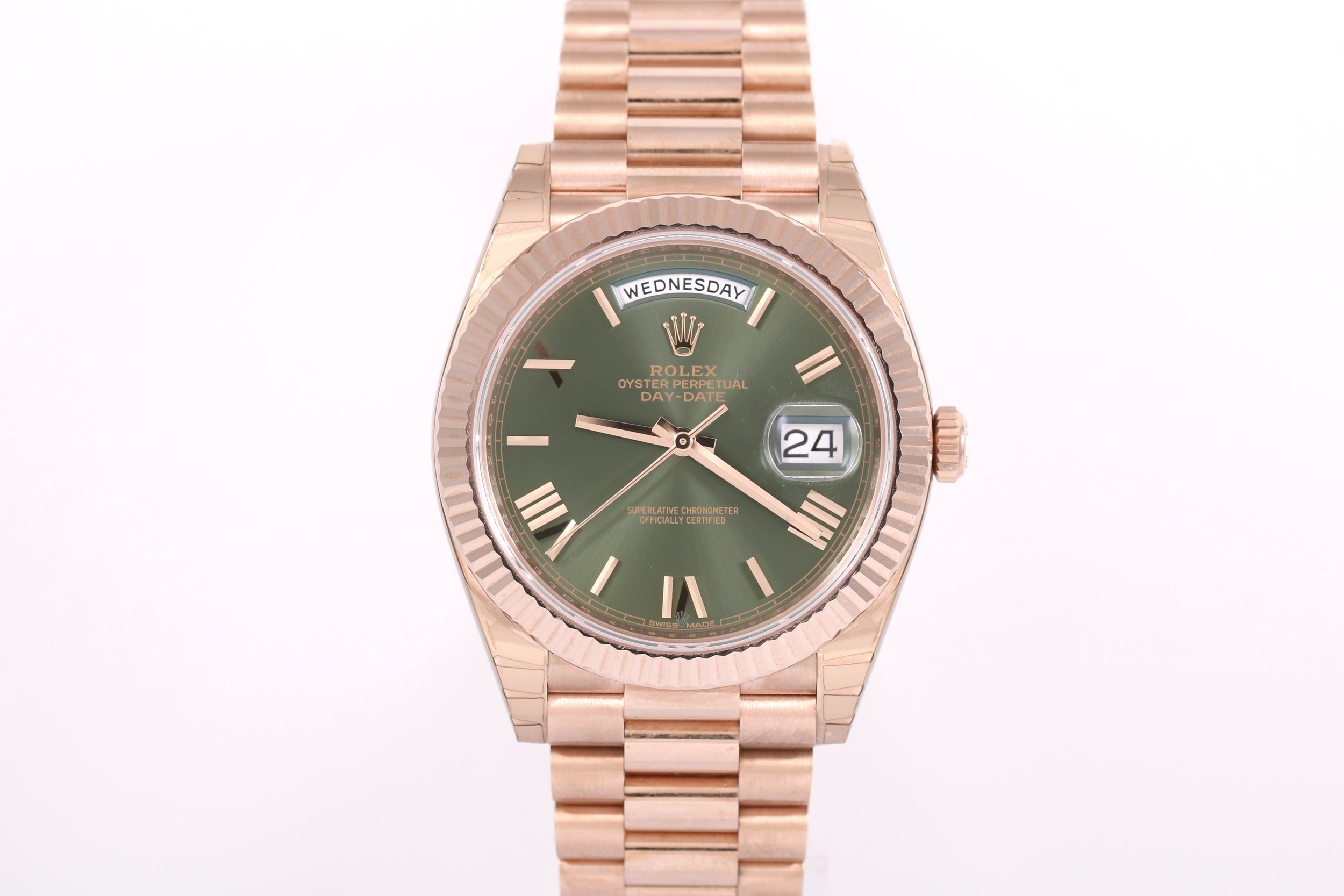 NOS Full Sticker 2018 Rolex Day-Date 40 - 228235 (Olive)