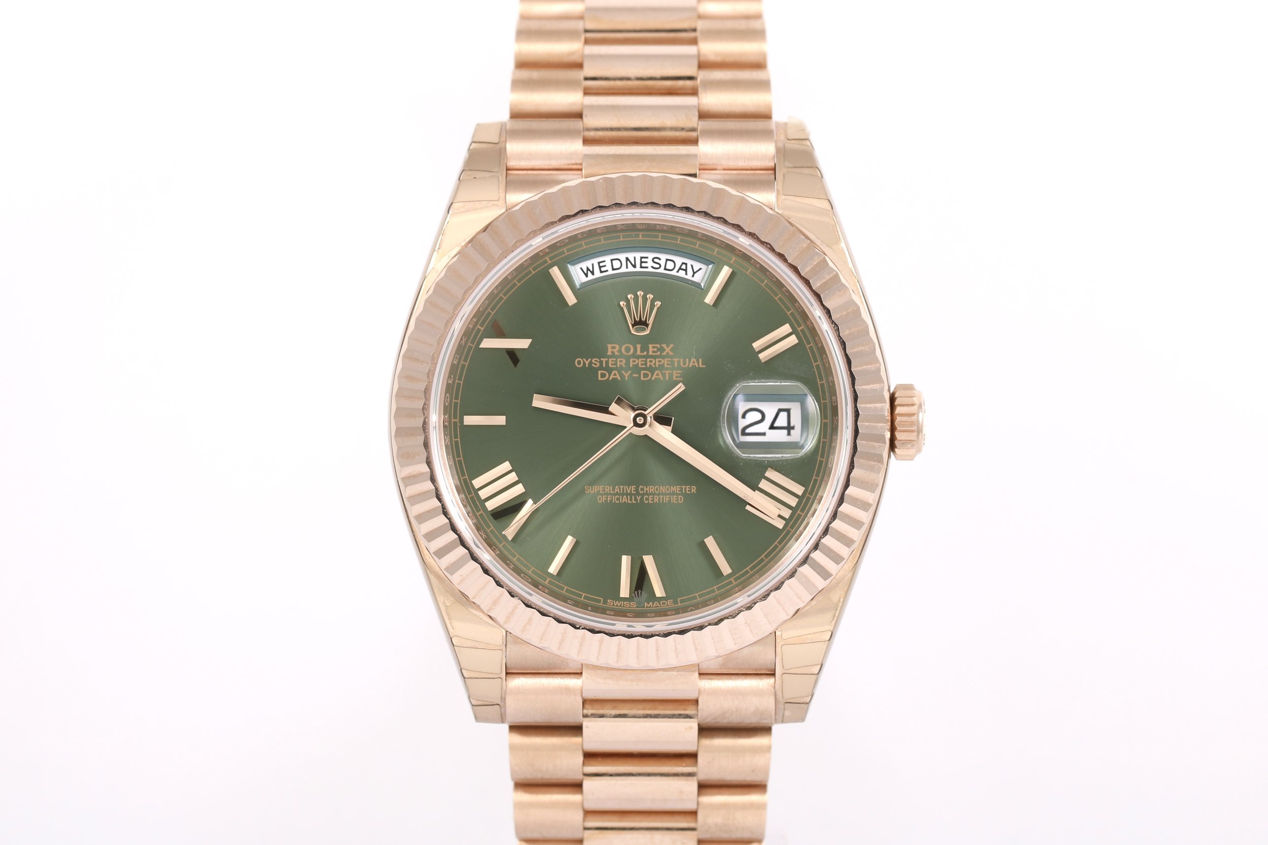 NOS Full Sticker 2018 Rolex Day-Date 40 - 228235 (Olive)