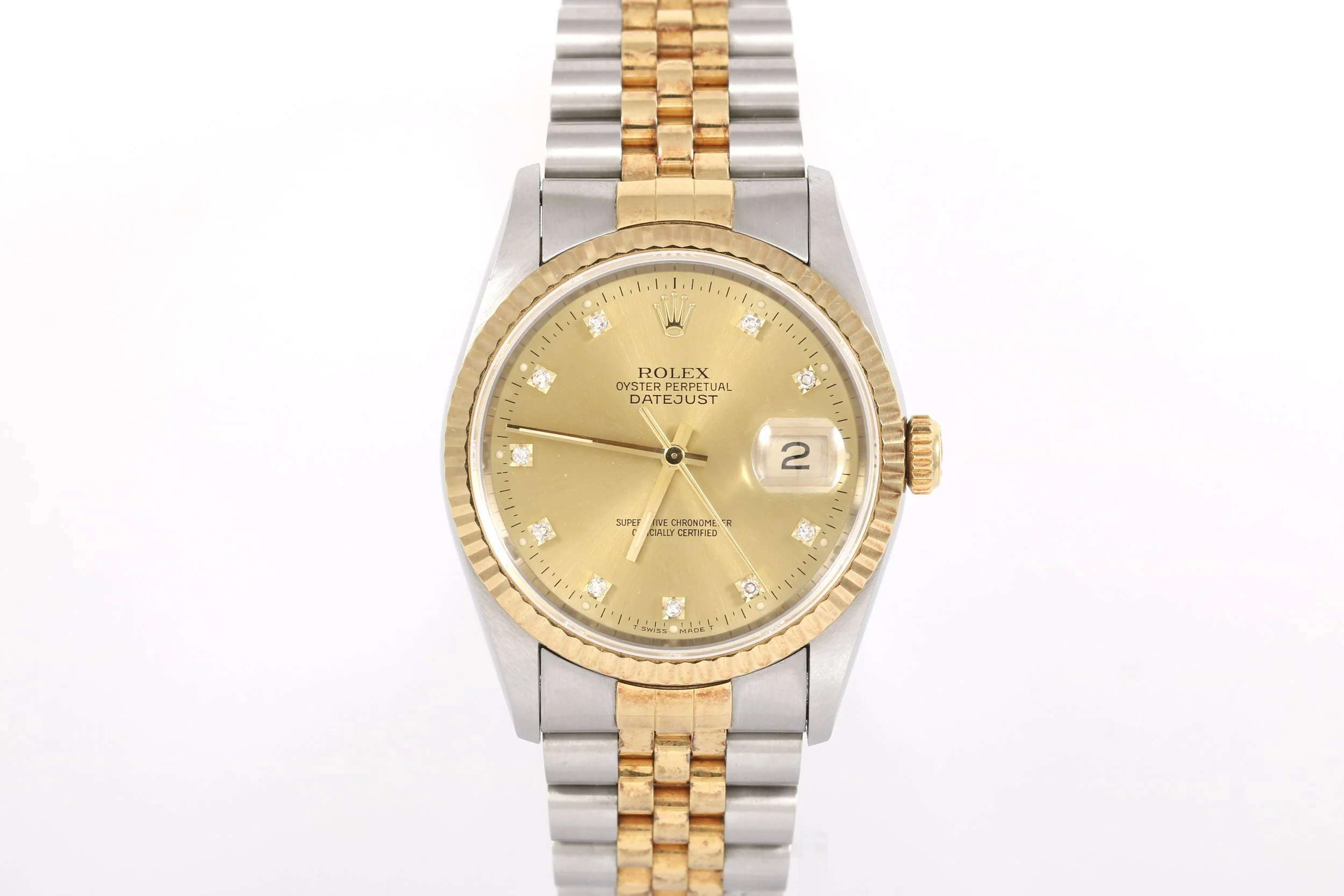1991 Rolex Datejust 36 - 16233G (Factory Champagne)