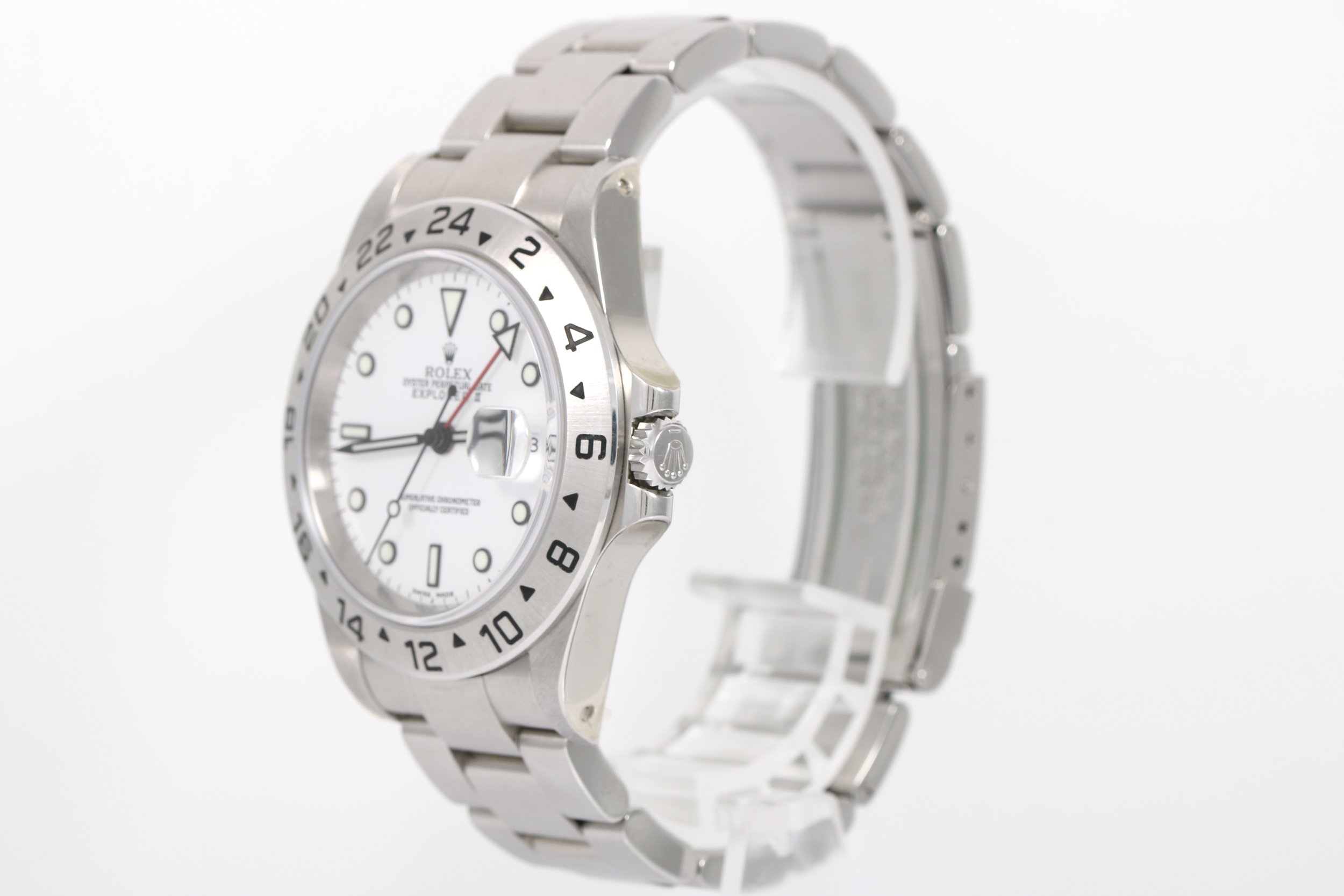 Stickered Rolex 16570 Explorer II - 16570 (Polar)