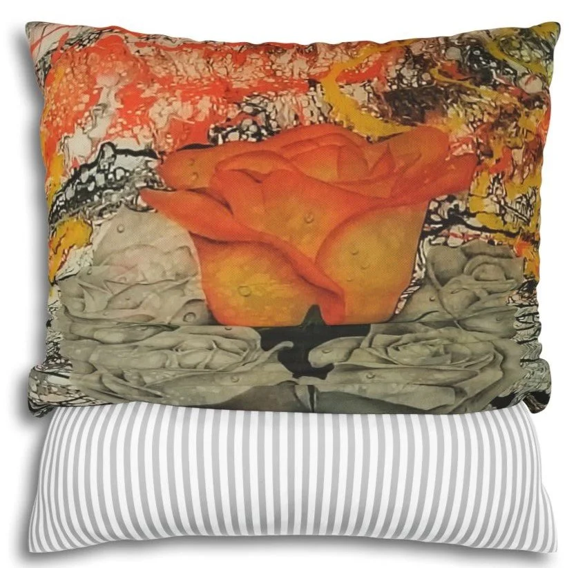 Orange - Throw Pillowcase