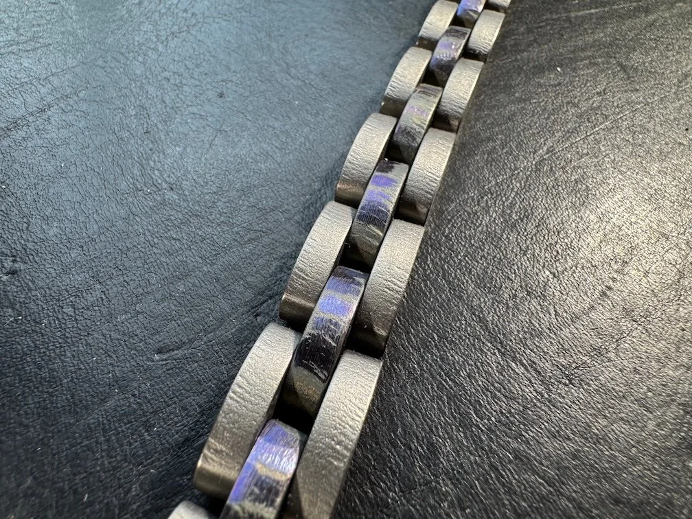Handmade Titanium Bracelet – Sculptural Jewelry - #63