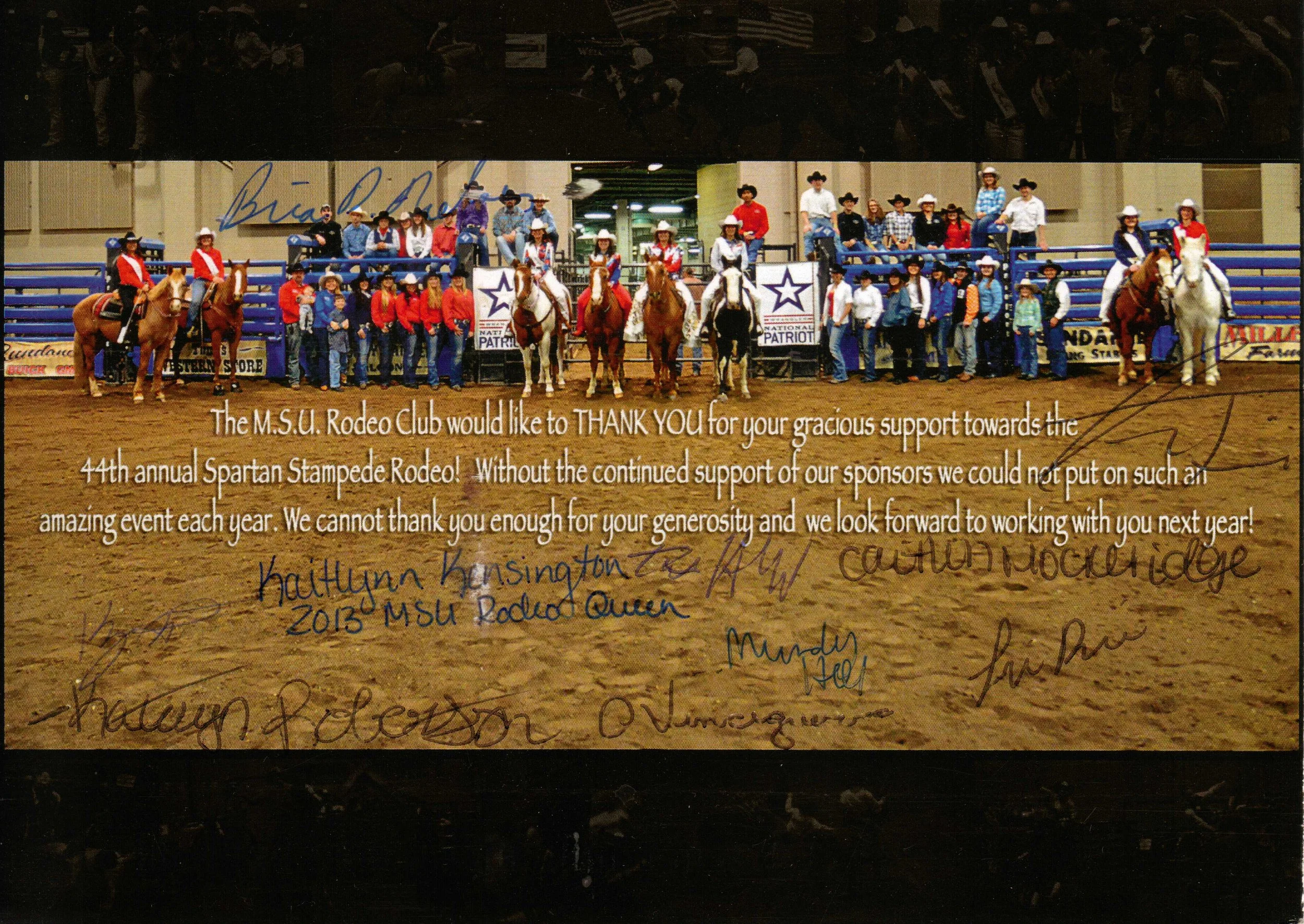 Thank you letter from 2013 MSU Rodeo Queen JPG.jpg
