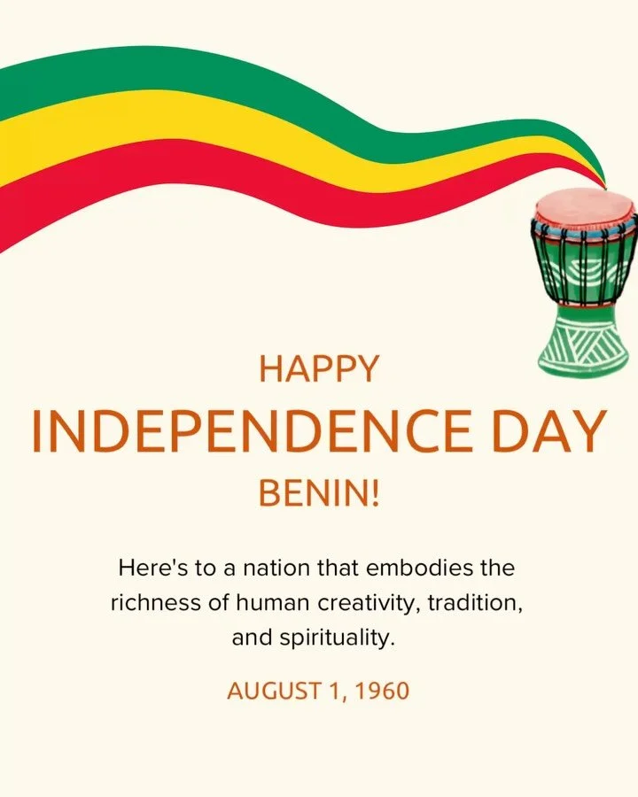 Happy Independence Day, Benin! ⁣
🇧🇯⁣
Sixty-five years ago today, Benin claimed its independence and began writing its own story as a sovereign nation and beacon of democratic stability. From the powerful Kingdom of Dahomey to today&rsquo;s vibrant 