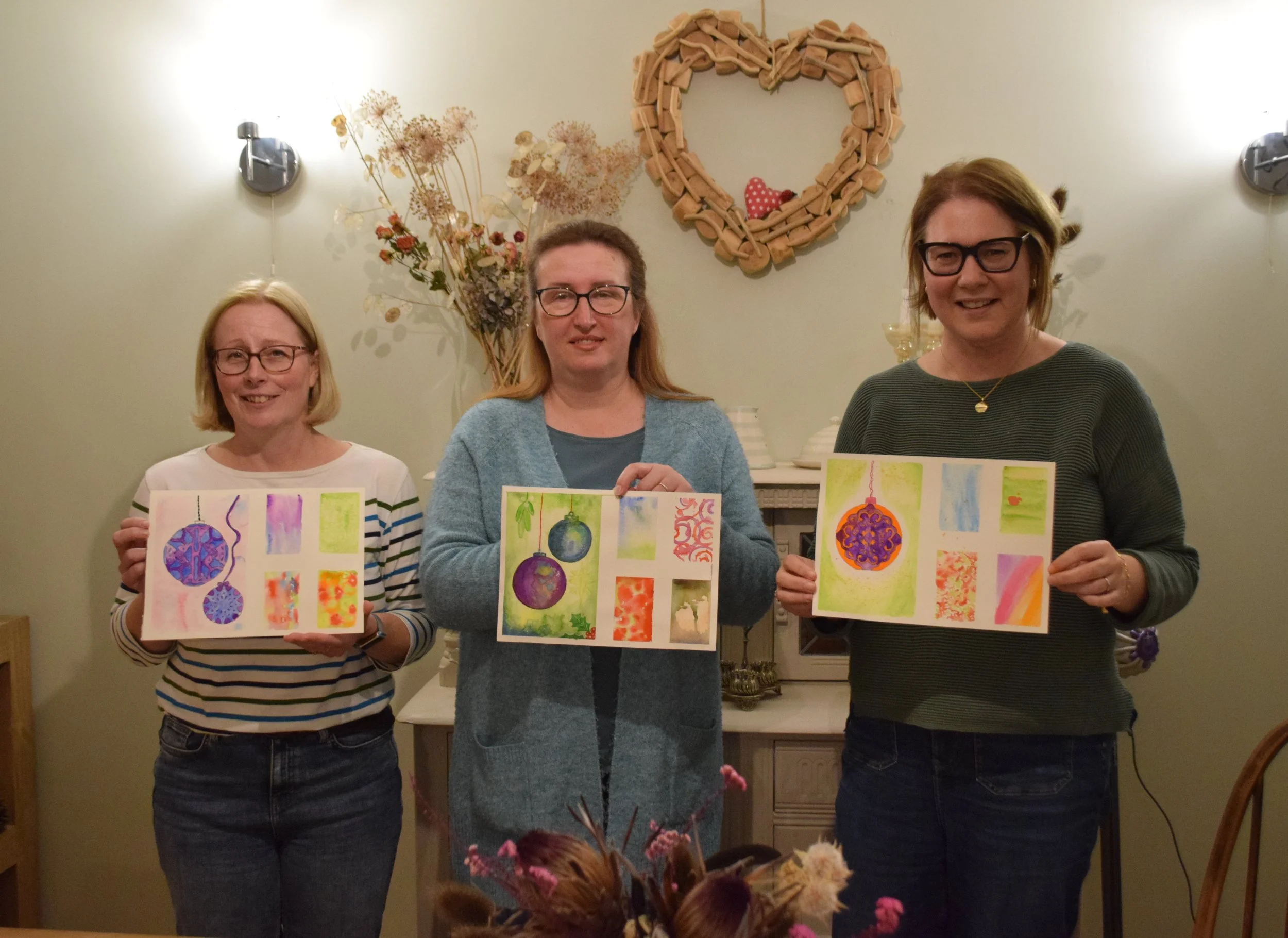 Festive Art Session- Christmas Card Painting session- Morning (COMPLETED)