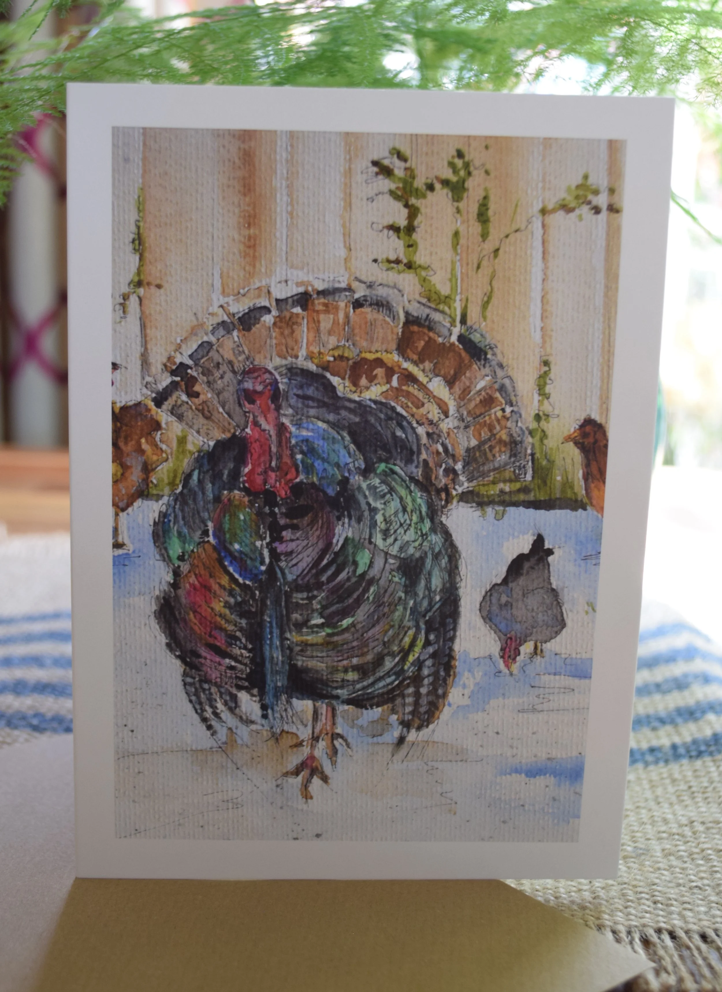 Morning Wander- Blank Greetings Card