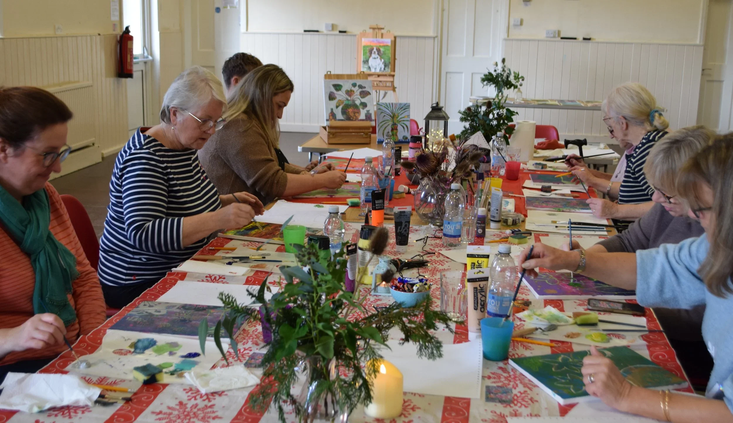 Canvas Creations: Negative Painting Workshop (Completed)