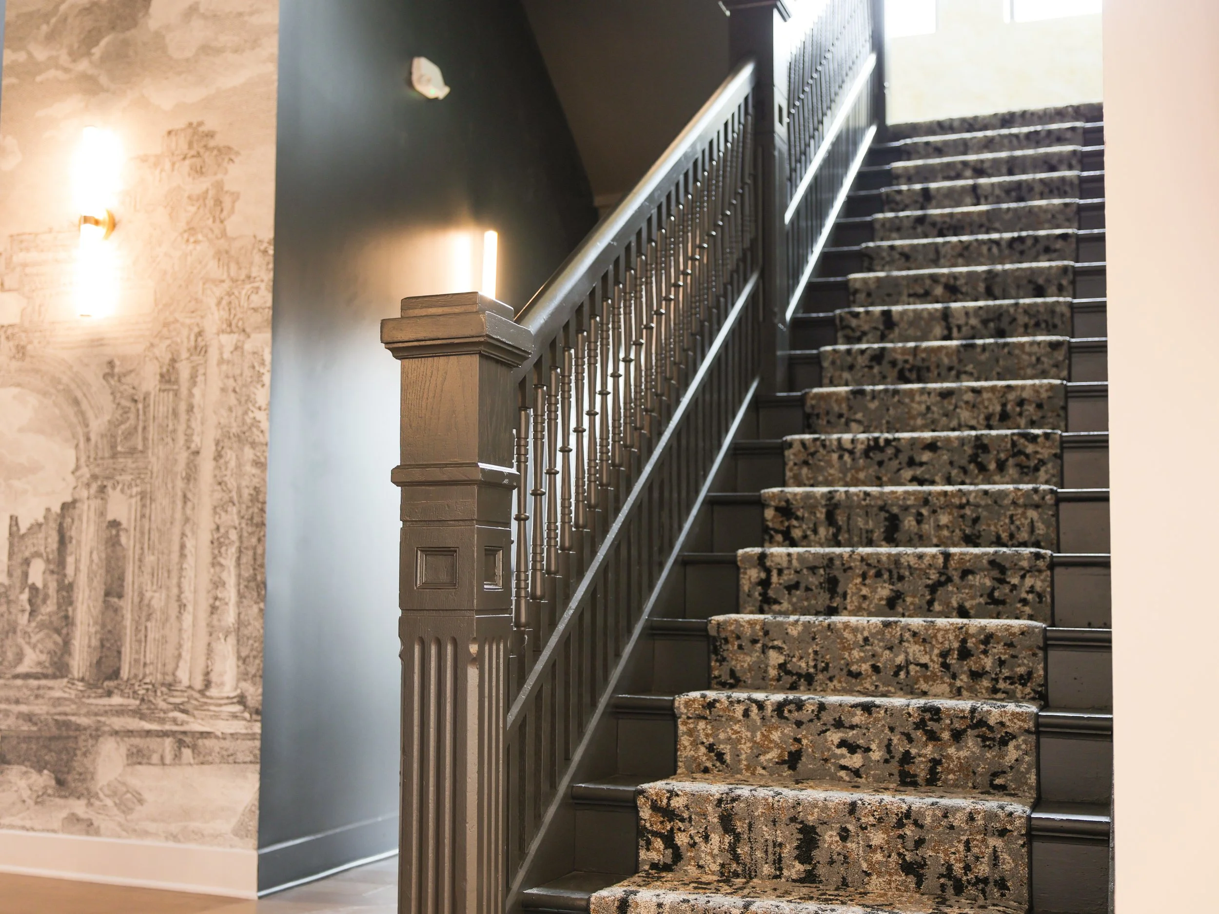Staircase on the second floor.