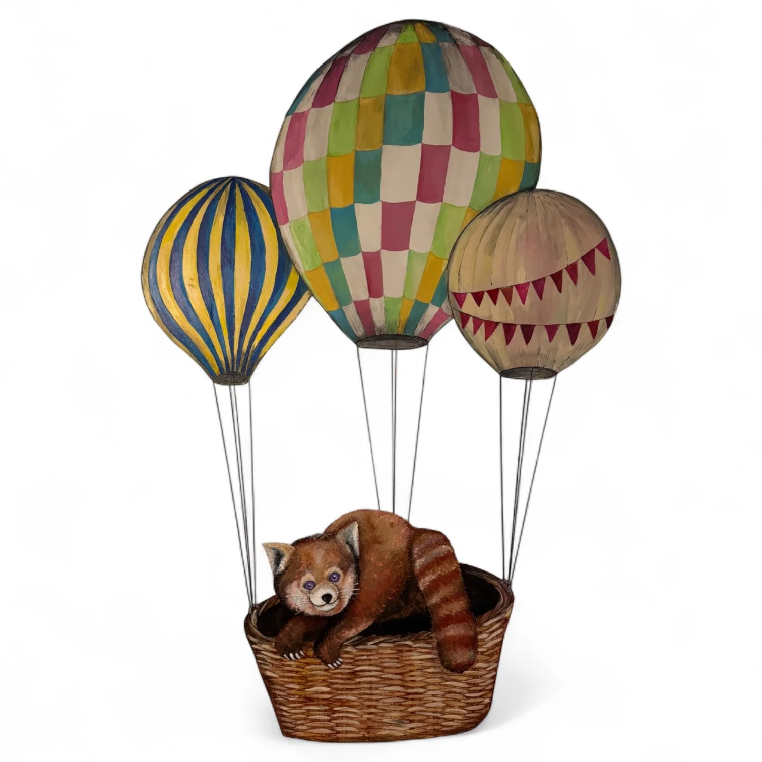 Red Panda in Basket
