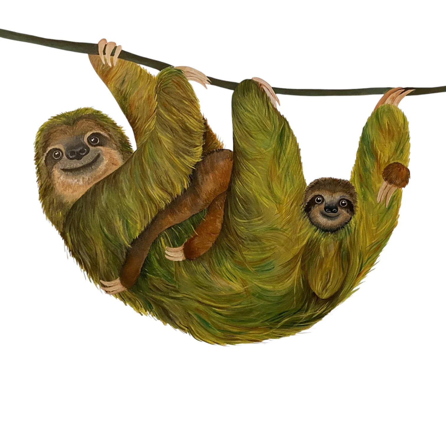 Sloth with Baby